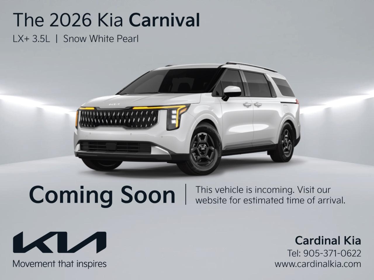 New 2026 Kia Carnival LX+ for sale in Niagara Falls, ON