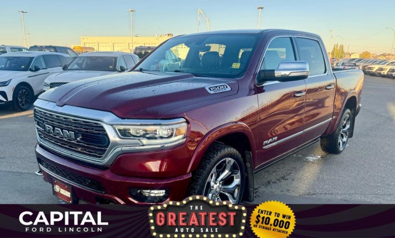 Looking for a tough truck with all the pulling power you could possibly need. Then look no further than this 2022 Red Pearl Ram LIMITED **New Arrival** . Hit the road in the city, or in the country. This truck will do all the hard work for you. Come in to Capital today, or call one of our Product Specialists, and find out more!Check out this vehicles pictures, features, options and specs, and let us know if you have any questions. Helping find the perfect vehicle FOR YOU is our only priority.P.S...Sometimes texting is easier. Text (or call) 306-994-3121 for fast answers at your fingertips!Dealer License #307287