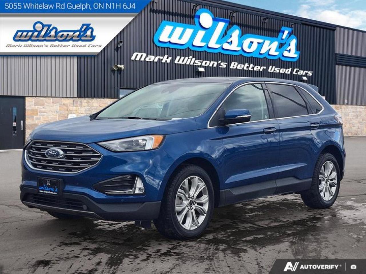 Used 2023 Ford Edge Titanium AWD | Leather | Panoramic Sunroof | Heated Seats | CarPlay + Android | and More ! for sale in Guelph, ON
