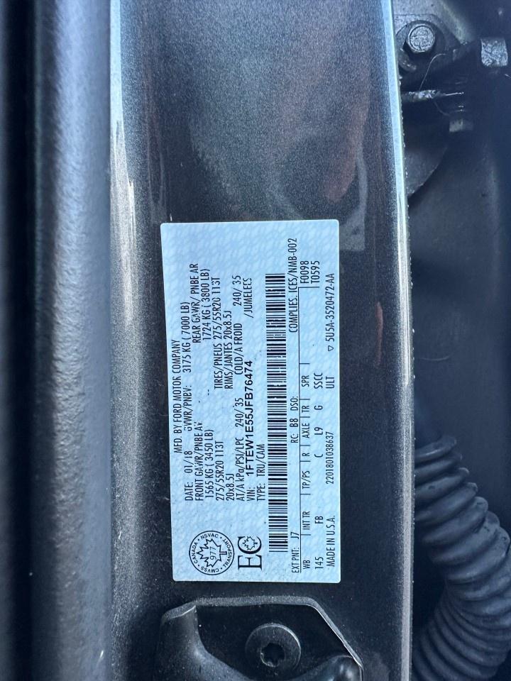 2018 Ford F-150 XLT 4WD SuperCrew 5.5' Box Photo