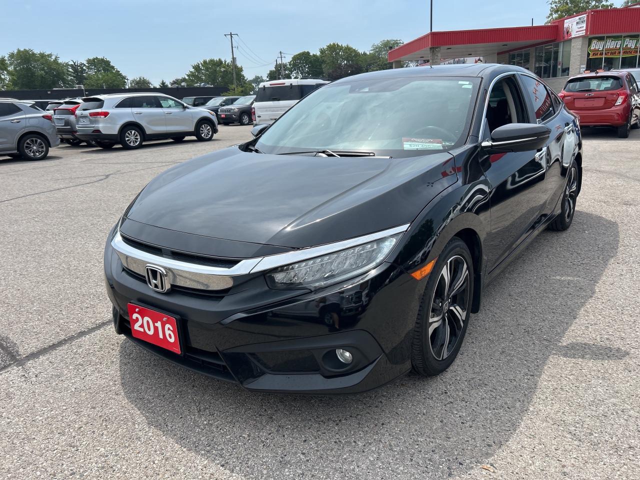 2016 Honda Civic Sedan TOURING, REMOTE START, SUNROOF, LEATHER! - Photo #2