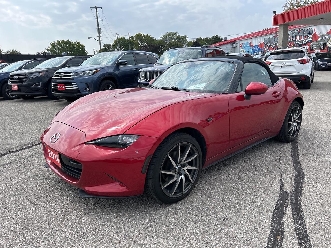 2016 Mazda Miata MX-5 GT, AUTO, CLEAN CARFAX, LEATHER, CONVERTIBLE! Photo