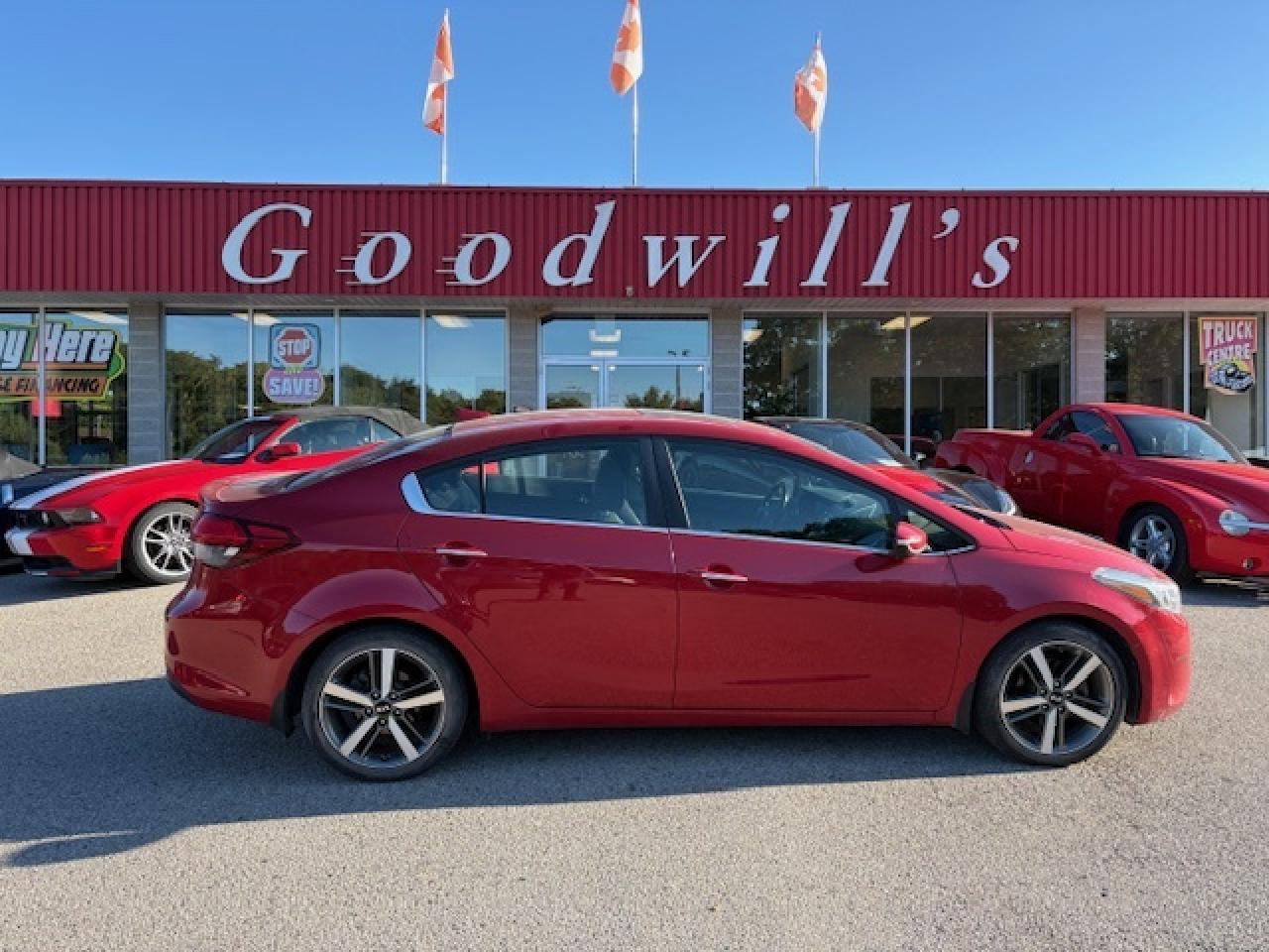 Used 2017 Kia Forte SX, CLEAN CARFAX, SUNROOF, HEATED LEATHER! for sale in London, ON