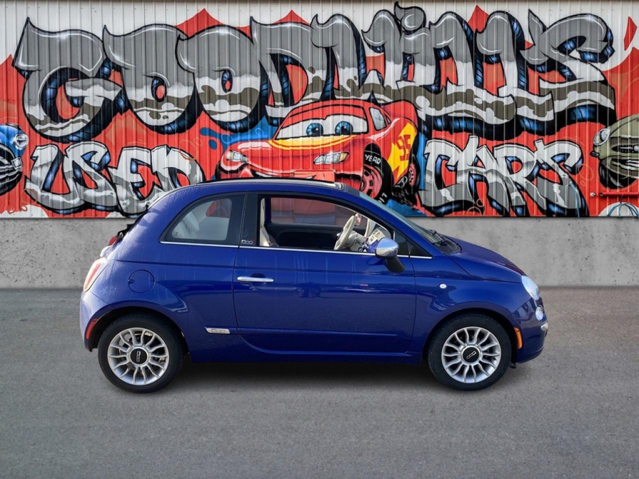 Used 2014 Fiat 500 C LOUNGE, CLEAN CARFAX, LOW KM'S, HEATED LEATHER! for sale in London, ON
