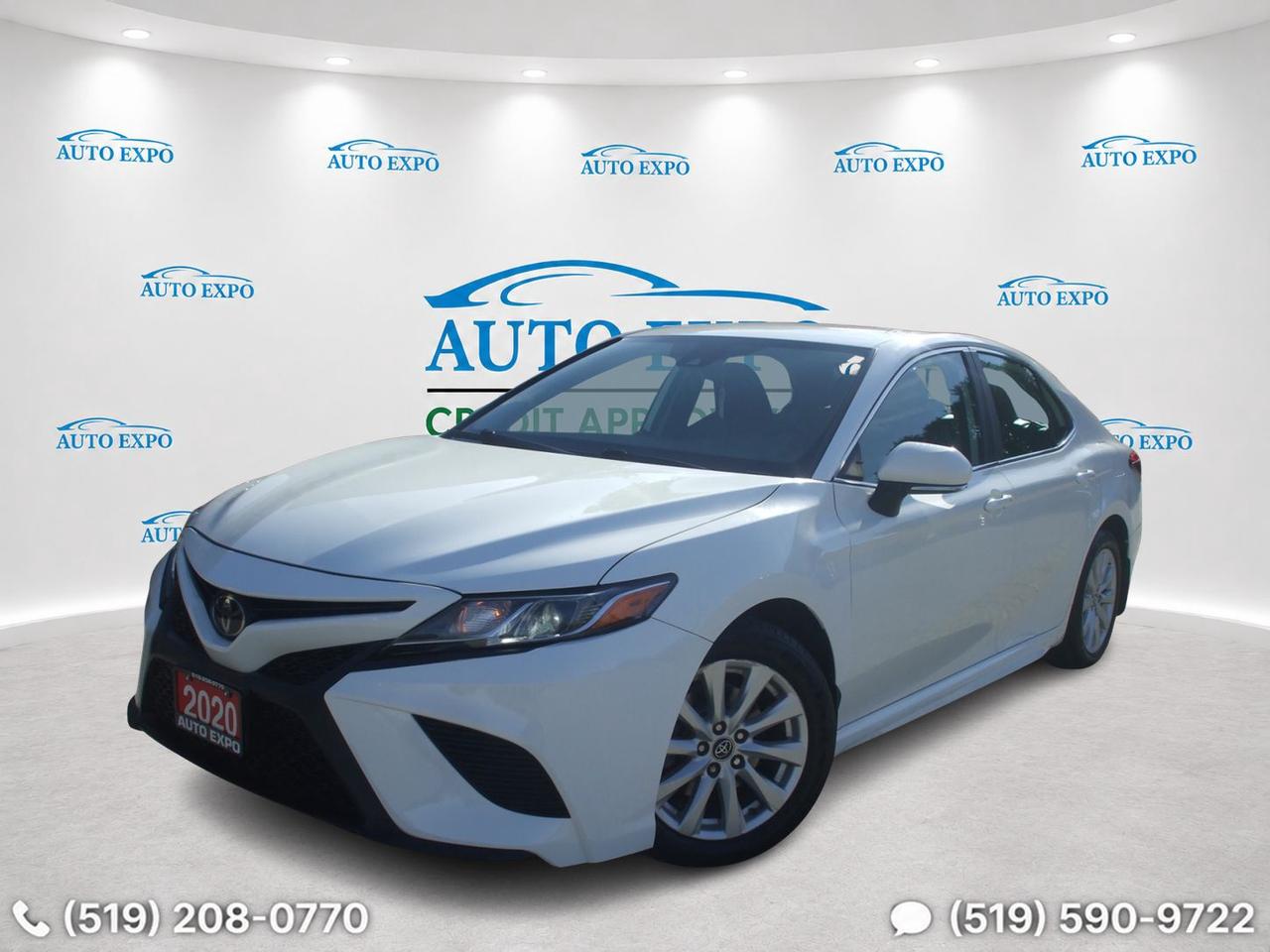 <p>Looking for a reliable and stylish sedan? Auto Expo Inc. is proud to offer this meticulously maintained 2020 Toyota Camry SE. This Camry is ready for the road and comes with a clean Carfax report, giving you peace of mind with your purchase. With its sleek white exterior and sophisticated black interior, this Camry is sure to turn heads wherever you go.</p><p>This Camry SE is powered by a fuel-efficient gasoline engine paired with a smooth automatic transmission. Youll enjoy the comfort and convenience of a front-wheel-drive sedan, perfect for navigating city streets and longer highway drives. This vehicle has been certified, ensuring it meets our high standards for quality and performance. With 170,000 km on the odometer, this Camry has plenty of life left to offer.</p><p>Here are some of the standout features that make this 2020 Toyota Camry SE a fantastic choice:</p><ul><li><strong>Freshly equipped:</strong> New tires and brakes mean you can drive with confidence, knowing this Camry is ready to go.</li><li><strong>Certified Confidence:</strong> Rest easy knowing this Camry has been inspected and certified by our expert technicians.</li><li><strong>Clean History:</strong> The included clean Carfax report provides full transparency about the vehicles history.</li><li><strong>Modern Comfort:</strong> The automatic transmission makes every drive effortless and enjoyable.</li><li><strong>Sleek Style:</strong> The timeless combination of a white exterior and black interior offers a sophisticated aesthetic.</li></ul><p><strong><em>Powered by AutoIntelligence&trade;</em></strong> Vehicle information has been generated using artificial intelligence and is provided for informational purposes only. While efforts are made to ensure accuracy, please confirm all details directly with the dealer.</p><ol style=border: 0px solid #e5e7eb; box-sizing: border-box; --tw-border-spacing-x: 0; --tw-border-spacing-y: 0; --tw-translate-x: 0; --tw-translate-y: 0; --tw-rotate: 0; --tw-skew-x: 0; --tw-skew-y: 0; --tw-scale-x: 1; --tw-scale-y: 1; --tw-scroll-snap-strictness: proximity; --tw-ring-offset-width: 0px; --tw-ring-offset-color: #fff; --tw-ring-color: rgba(59,130,246,.5); --tw-ring-offset-shadow: 0 0 #0000; --tw-ring-shadow: 0 0 #0000; --tw-shadow: 0 0 #0000; --tw-shadow-colored: 0 0 #0000; list-style: none; margin: 0px; padding: 0px; font-family: Inter, sans-serif;><li style=border: 0px solid #e5e7eb; box-sizing: border-box; --tw-border-spacing-x: 0; --tw-border-spacing-y: 0; --tw-translate-x: 0; --tw-translate-y: 0; --tw-rotate: 0; --tw-skew-x: 0; --tw-skew-y: 0; --tw-scale-x: 1; --tw-scale-y: 1; --tw-scroll-snap-strictness: proximity; --tw-ring-offset-width: 0px; --tw-ring-offset-color: #fff; --tw-ring-color: rgba(59,130,246,.5); --tw-ring-offset-shadow: 0 0 #0000; --tw-ring-shadow: 0 0 #0000; --tw-shadow: 0 0 #0000; --tw-shadow-colored: 0 0 #0000;><em style=border: 0px solid #e5e7eb; box-sizing: border-box; --tw-border-spacing-x: 0; --tw-border-spacing-y: 0; --tw-translate-x: 0; --tw-translate-y: 0; --tw-rotate: 0; --tw-skew-x: 0; --tw-skew-y: 0; --tw-scale-x: 1; --tw-scale-y: 1; --tw-scroll-snap-strictness: proximity; --tw-ring-offset-width: 0px; --tw-ring-offset-color: #fff; --tw-ring-color: rgba(59,130,246,.5); --tw-ring-offset-shadow: 0 0 #0000; --tw-ring-shadow: 0 0 #0000; --tw-shadow: 0 0 #0000; --tw-shadow-colored: 0 0 #0000; font-size: 18pt;><span style=border: 0px solid #e5e7eb; box-sizing: border-box; --tw-border-spacing-x: 0; --tw-border-spacing-y: 0; --tw-translate-x: 0; --tw-translate-y: 0; --tw-rotate: 0; --tw-skew-x: 0; --tw-skew-y: 0; --tw-scale-x: 1; --tw-scale-y: 1; --tw-scroll-snap-strictness: proximity; --tw-ring-offset-width: 0px; --tw-ring-offset-color: #fff; --tw-ring-color: rgba(59,130,246,.5); --tw-ring-offset-shadow: 0 0 #0000; --tw-ring-shadow: 0 0 #0000; --tw-shadow: 0 0 #0000; --tw-shadow-colored: 0 0 #0000; font-weight: bolder;>We finance,,,</span></em></li></ol><p style=border: 0px solid #e5e7eb; box-sizing: border-box; --tw-border-spacing-x: 0; --tw-border-spacing-y: 0; --tw-translate-x: 0; --tw-translate-y: 0; --tw-rotate: 0; --tw-skew-x: 0; --tw-skew-y: 0; --tw-scale-x: 1; --tw-scale-y: 1; --tw-scroll-snap-strictness: proximity; --tw-ring-offset-width: 0px; --tw-ring-offset-color: #fff; --tw-ring-color: rgba(59,130,246,.5); --tw-ring-offset-shadow: 0 0 #0000; --tw-ring-shadow: 0 0 #0000; --tw-shadow: 0 0 #0000; --tw-shadow-colored: 0 0 #0000; margin: 0px; font-family: Inter, sans-serif;><a style=border: 0px solid #e5e7eb; box-sizing: border-box; --tw-border-spacing-x: 0; --tw-border-spacing-y: 0; --tw-translate-x: 0; --tw-translate-y: 0; --tw-rotate: 0; --tw-skew-x: 0; --tw-skew-y: 0; --tw-scale-x: 1; --tw-scale-y: 1; --tw-scroll-snap-strictness: proximity; --tw-ring-offset-width: 0px; --tw-ring-offset-color: #fff; --tw-ring-color: rgba(59,130,246,.5); --tw-ring-offset-shadow: 0 0 #0000; --tw-ring-shadow: 0 0 #0000; --tw-shadow: 0 0 #0000; --tw-shadow-colored: 0 0 #0000; text-decoration: inherit; href=https://vhr.carfax.ca/?id=UtCpj4VLd4jLufa8QUJSSLC6AKr6GFb/&_jstate=PxI2DHNk_lIvHhXVe3VIQT8SNgxzZP5SLx4V1Xt1SEH5cvzCF-VBt_xVS-ui8_TFlnsEURpiwNGaVVxzWFaGADcNcJQZU8At7nIjHz-5jAlg3DperideEvzTQStTs9eRx_SMjktlF2JTsu2Eyo8NxM0BPt5THpIq5SaWrwYVBmLZq5NYvkiwA1de4QDxVTffSdhfCeCX-jJZxPZEN8YHrRWXUfV-28IA7WtbWuQSQc-oKHNjlF7pIWo-rJdf_j2V859AHPaUBvKgVf8DbgLHBf3lGTiTCltWbyR9-qzi-YGZu-40auMEehJJNmrRczs_pe0H3oVsVvJQI7Q-yZm0w8UjyVa2ZpNxvjO1A0_wSBndadM9g3svK1EwygD4H9DbfPQUchKkgFKB7sZGyNCf-DNG1G2Zk4a-GT5zu0s0vIBN8cTWCLXWjEMk8Ua2m486 target=_blank rel=noopener><span style=border: 0px solid #e5e7eb; box-sizing: border-box; --tw-border-spacing-x: 0; --tw-border-spacing-y: 0; --tw-translate-x: 0; --tw-translate-y: 0; --tw-rotate: 0; --tw-skew-x: 0; --tw-skew-y: 0; --tw-scale-x: 1; --tw-scale-y: 1; --tw-scroll-snap-strictness: proximity; --tw-ring-offset-width: 0px; --tw-ring-offset-color: #fff; --tw-ring-color: rgba(59,130,246,.5); --tw-ring-offset-shadow: 0 0 #0000; --tw-ring-shadow: 0 0 #0000; --tw-shadow: 0 0 #0000; --tw-shadow-colored: 0 0 #0000; font-weight: bolder; font-size: 18px; color: #333333;>OMVIC Licensed, UCDA & Carfax Member,,,</span></a></p><p style=border: 0px solid #e5e7eb; box-sizing: border-box; --tw-border-spacing-x: 0; --tw-border-spacing-y: 0; --tw-translate-x: 0; --tw-translate-y: 0; --tw-rotate: 0; --tw-skew-x: 0; --tw-skew-y: 0; --tw-scale-x: 1; --tw-scale-y: 1; --tw-scroll-snap-strictness: proximity; --tw-ring-offset-width: 0px; --tw-ring-offset-color: #fff; --tw-ring-color: rgba(59,130,246,.5); --tw-ring-offset-shadow: 0 0 #0000; --tw-ring-shadow: 0 0 #0000; --tw-shadow: 0 0 #0000; --tw-shadow-colored: 0 0 #0000; margin: 0px; font-family: Inter, sans-serif;><span style=border: 0px solid #e5e7eb; box-sizing: border-box; --tw-border-spacing-x: 0; --tw-border-spacing-y: 0; --tw-translate-x: 0; --tw-translate-y: 0; --tw-rotate: 0; --tw-skew-x: 0; --tw-skew-y: 0; --tw-scale-x: 1; --tw-scale-y: 1; --tw-scroll-snap-strictness: proximity; --tw-ring-offset-width: 0px; --tw-ring-offset-color: #fff; --tw-ring-color: rgba(59,130,246,.5); --tw-ring-offset-shadow: 0 0 #0000; --tw-ring-shadow: 0 0 #0000; --tw-shadow: 0 0 #0000; --tw-shadow-colored: 0 0 #0000; text-decoration-line: underline; font-size: 18pt;><em style=border: 0px solid #e5e7eb; box-sizing: border-box; --tw-border-spacing-x: 0; --tw-border-spacing-y: 0; --tw-translate-x: 0; --tw-translate-y: 0; --tw-rotate: 0; --tw-skew-x: 0; --tw-skew-y: 0; --tw-scale-x: 1; --tw-scale-y: 1; --tw-scroll-snap-strictness: proximity; --tw-ring-offset-width: 0px; --tw-ring-offset-color: #fff; --tw-ring-color: rgba(59,130,246,.5); --tw-ring-offset-shadow: 0 0 #0000; --tw-ring-shadow: 0 0 #0000; --tw-shadow: 0 0 #0000; --tw-shadow-colored: 0 0 #0000;><span style=border: 0px solid #e5e7eb; box-sizing: border-box; --tw-border-spacing-x: 0; --tw-border-spacing-y: 0; --tw-translate-x: 0; --tw-translate-y: 0; --tw-rotate: 0; --tw-skew-x: 0; --tw-skew-y: 0; --tw-scale-x: 1; --tw-scale-y: 1; --tw-scroll-snap-strictness: proximity; --tw-ring-offset-width: 0px; --tw-ring-offset-color: #fff; --tw-ring-color: rgba(59,130,246,.5); --tw-ring-offset-shadow: 0 0 #0000; --tw-ring-shadow: 0 0 #0000; --tw-shadow: 0 0 #0000; --tw-shadow-colored: 0 0 #0000; font-weight: bolder;>we specialize in Domestic and import vehicles! Our wide selection offers something for every need and budget!</span></em></span></p><p style=border: 0px solid #e5e7eb; box-sizing: border-box; --tw-border-spacing-x: 0; --tw-border-spacing-y: 0; --tw-translate-x: 0; --tw-translate-y: 0; --tw-rotate: 0; --tw-skew-x: 0; --tw-skew-y: 0; --tw-scale-x: 1; --tw-scale-y: 1; --tw-scroll-snap-strictness: proximity; --tw-ring-offset-width: 0px; --tw-ring-offset-color: #fff; --tw-ring-color: rgba(59,130,246,.5); --tw-ring-offset-shadow: 0 0 #0000; --tw-ring-shadow: 0 0 #0000; --tw-shadow: 0 0 #0000; --tw-shadow-colored: 0 0 #0000; margin: 0px; font-family: Inter, sans-serif;><span style=border: 0px solid #e5e7eb; box-sizing: border-box; --tw-border-spacing-x: 0; --tw-border-spacing-y: 0; --tw-translate-x: 0; --tw-translate-y: 0; --tw-rotate: 0; --tw-skew-x: 0; --tw-skew-y: 0; --tw-scale-x: 1; --tw-scale-y: 1; --tw-scroll-snap-strictness: proximity; --tw-ring-offset-width: 0px; --tw-ring-offset-color: #fff; --tw-ring-color: rgba(59,130,246,.5); --tw-ring-offset-shadow: 0 0 #0000; --tw-ring-shadow: 0 0 #0000; --tw-shadow: 0 0 #0000; --tw-shadow-colored: 0 0 #0000; text-decoration-line: underline; font-size: 18pt;><em style=border: 0px solid #e5e7eb; box-sizing: border-box; --tw-border-spacing-x: 0; --tw-border-spacing-y: 0; --tw-translate-x: 0; --tw-translate-y: 0; --tw-rotate: 0; --tw-skew-x: 0; --tw-skew-y: 0; --tw-scale-x: 1; --tw-scale-y: 1; --tw-scroll-snap-strictness: proximity; --tw-ring-offset-width: 0px; --tw-ring-offset-color: #fff; --tw-ring-color: rgba(59,130,246,.5); --tw-ring-offset-shadow: 0 0 #0000; --tw-ring-shadow: 0 0 #0000; --tw-shadow: 0 0 #0000; --tw-shadow-colored: 0 0 #0000;><span style=border: 0px solid #e5e7eb; box-sizing: border-box; --tw-border-spacing-x: 0; --tw-border-spacing-y: 0; --tw-translate-x: 0; --tw-translate-y: 0; --tw-rotate: 0; --tw-skew-x: 0; --tw-skew-y: 0; --tw-scale-x: 1; --tw-scale-y: 1; --tw-scroll-snap-strictness: proximity; --tw-ring-offset-width: 0px; --tw-ring-offset-color: #fff; --tw-ring-color: rgba(59,130,246,.5); --tw-ring-offset-shadow: 0 0 #0000; --tw-ring-shadow: 0 0 #0000; --tw-shadow: 0 0 #0000; --tw-shadow-colored: 0 0 #0000; font-weight: bolder;>Visit us @ 450 Belmont Ave West Kitchener!</span></em></span></p>