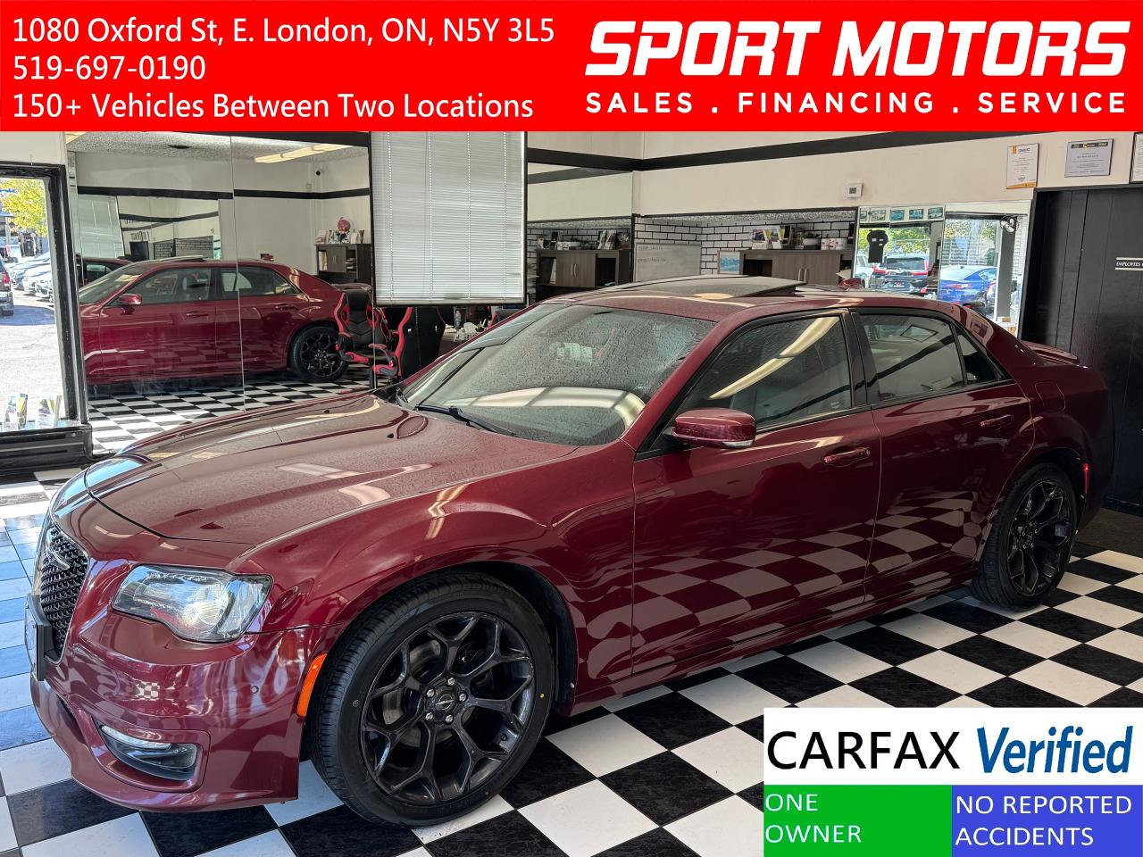 Used 2019 Chrysler 300 300S+New Brakes+Roof+Adaptive Cruise+CLEAN CARFAX for sale in London, ON