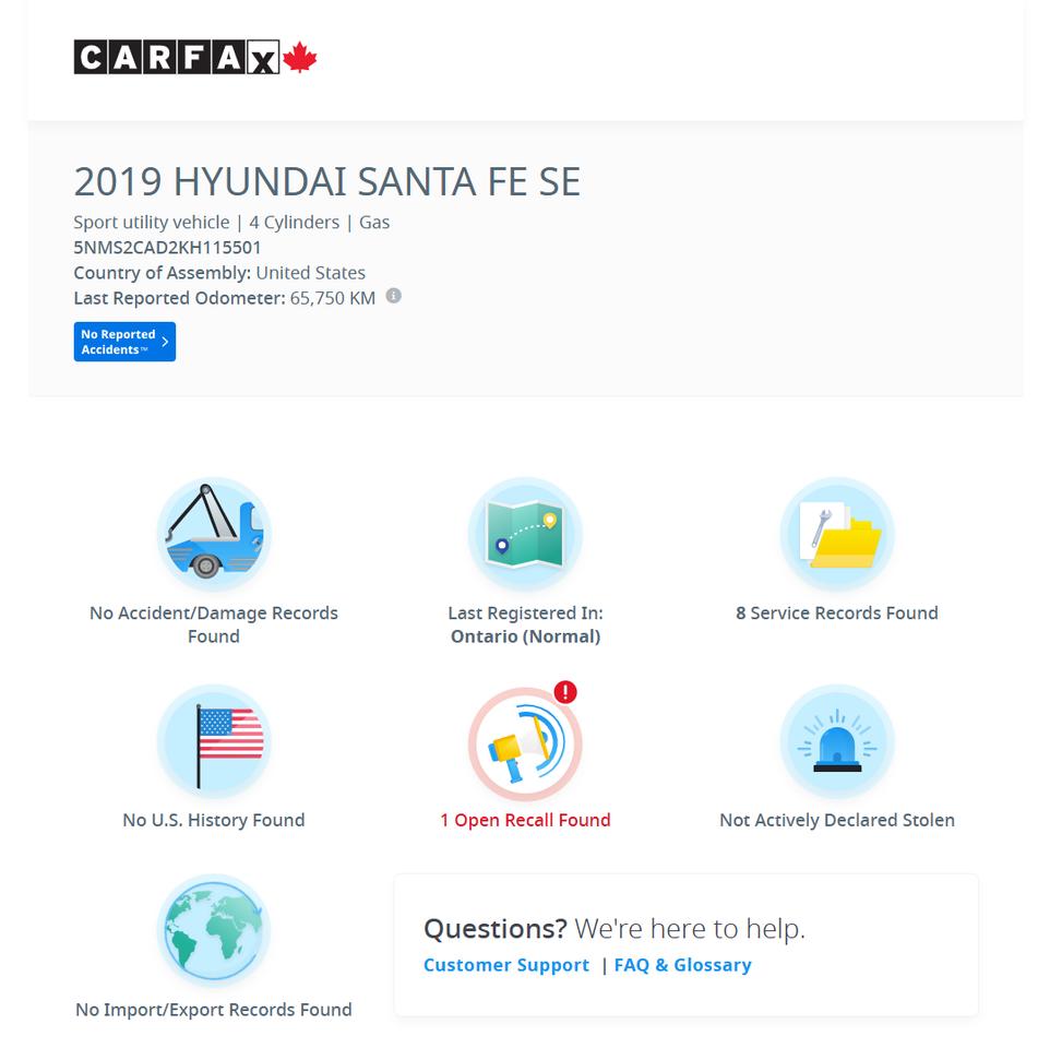 2019 Hyundai Santa Fe Essential AWD w/Safety+New Tires+Brake+CLEANCARFAX Photo