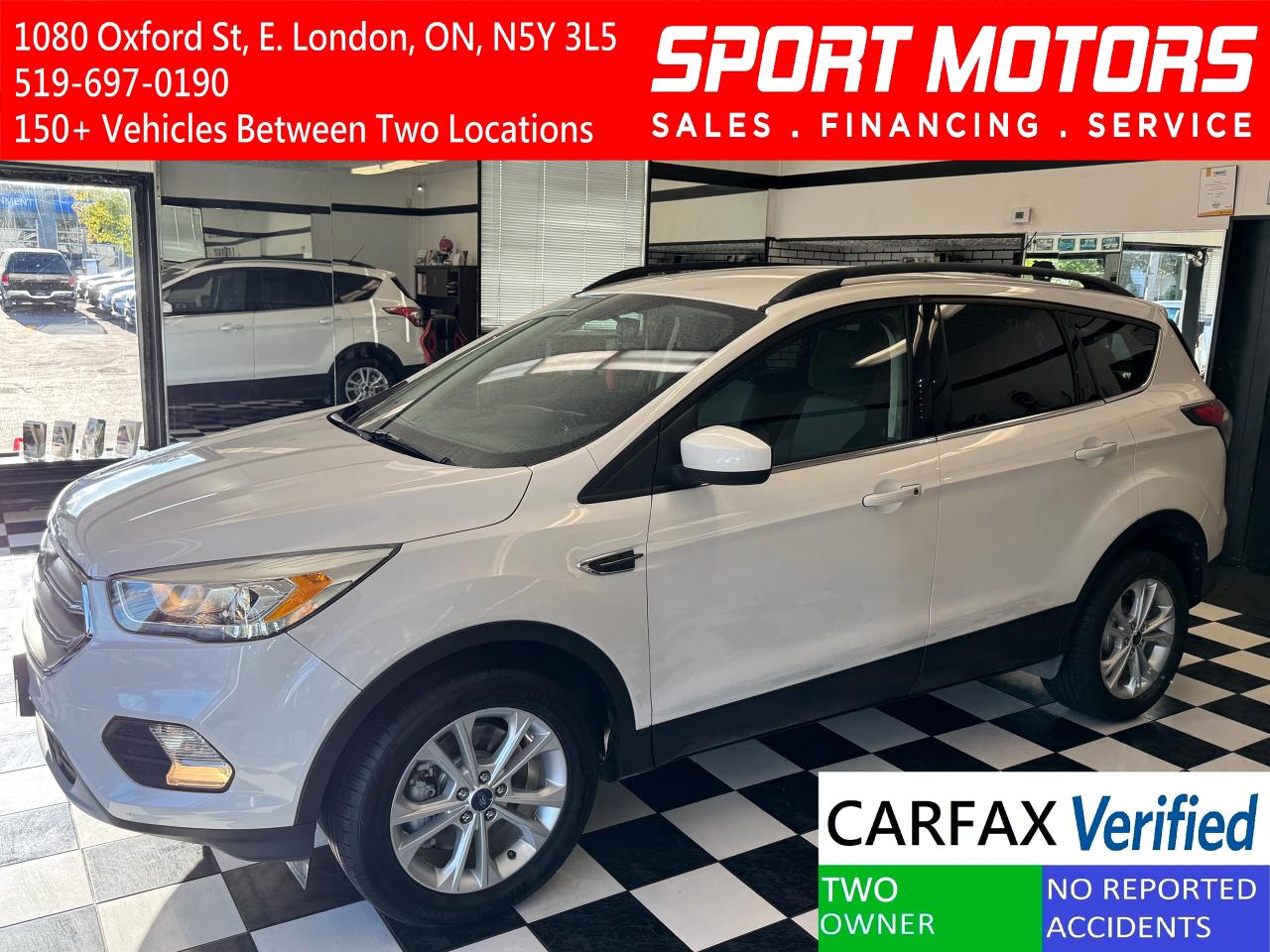 Used 2017 Ford Escape 4WD SE+New Brakes+CAM+ApplePlay+GPS+ACCIDENT FREE for sale in London, ON