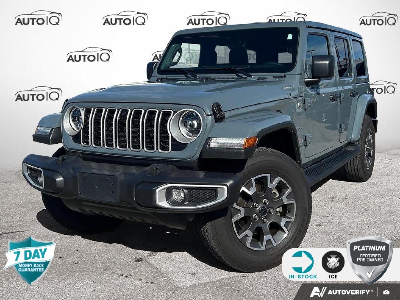 Used 2024 Jeep Wrangler Sahara LEATHER HARD TOP 4X4 NAVIGATION CERTIFIED for sale in Hamilton, ON