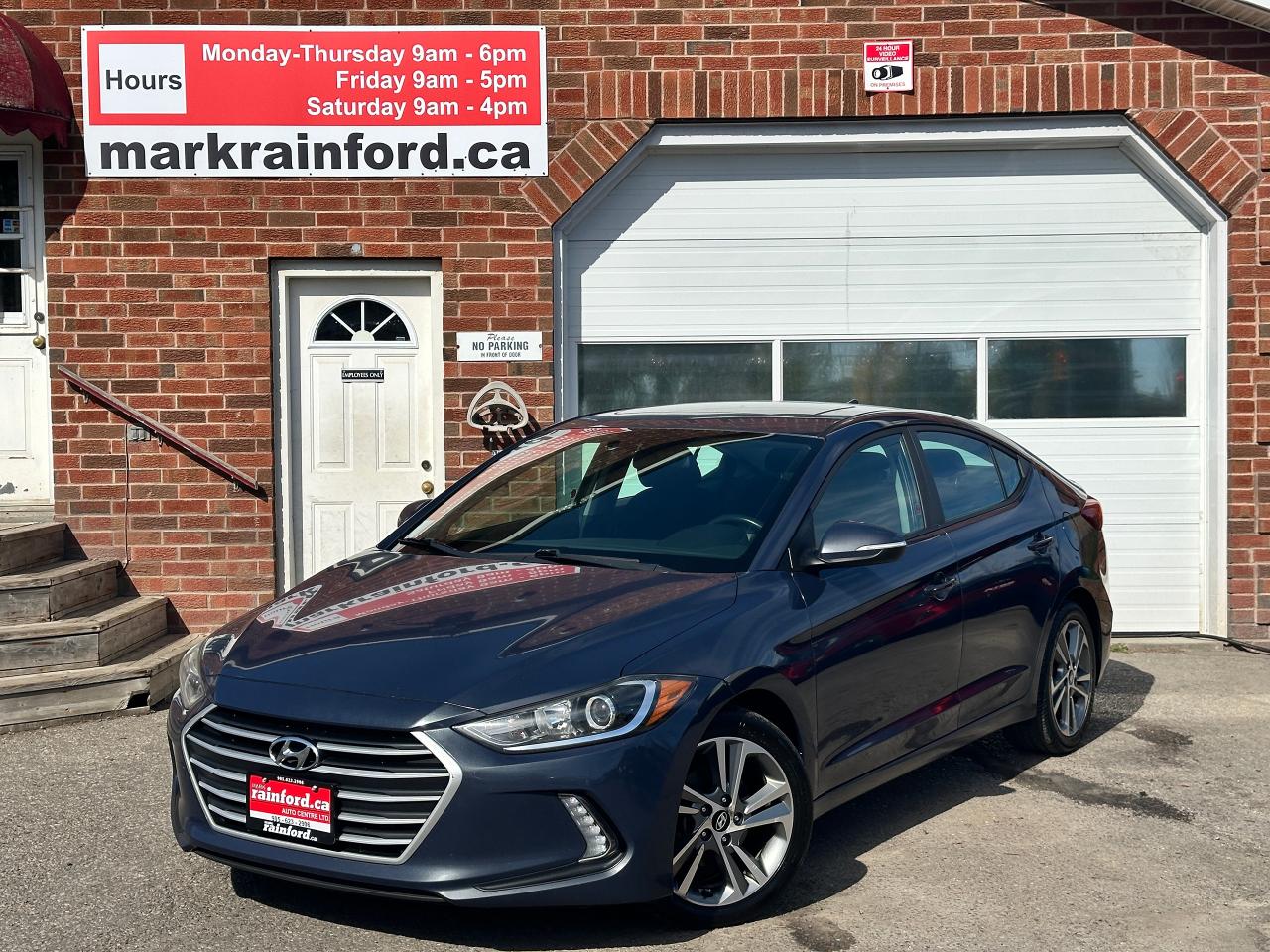 Used 2017 Hyundai Elantra GLS HTD-Cloth Sunroof CarPlay Dual-A/C BackupCam for sale in Bowmanville, ON