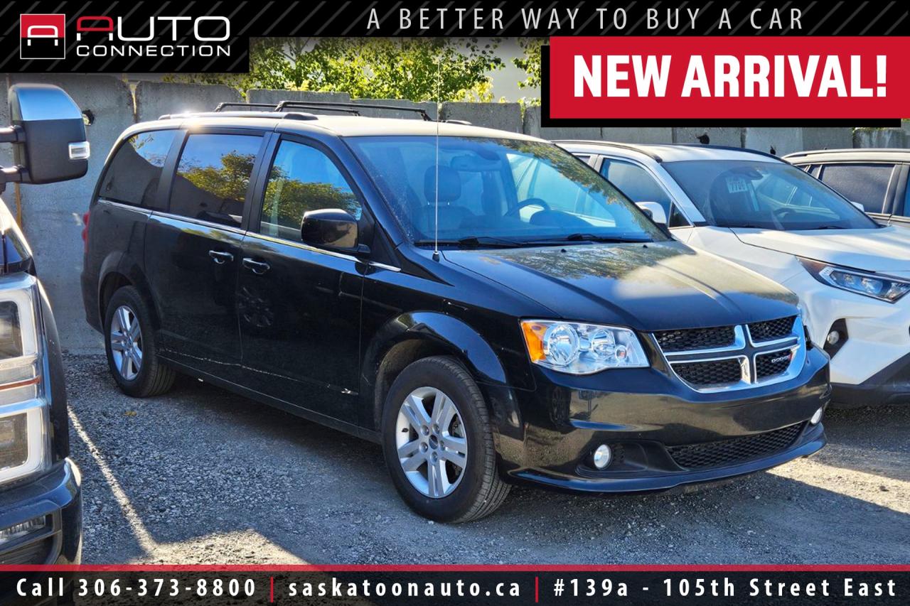 Used 2019 Dodge Grand Caravan Crew Plus - REAR DVD - HEATED STEERING WHEEL - STOW N GO for sale in Saskatoon, SK