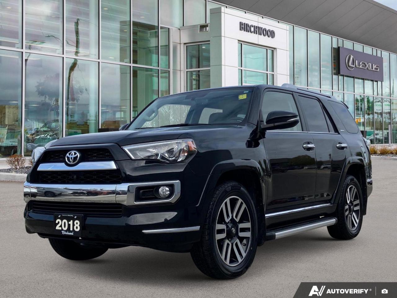 Used 2018 Toyota 4Runner 4WD Local Trade! for sale in Winnipeg, MB