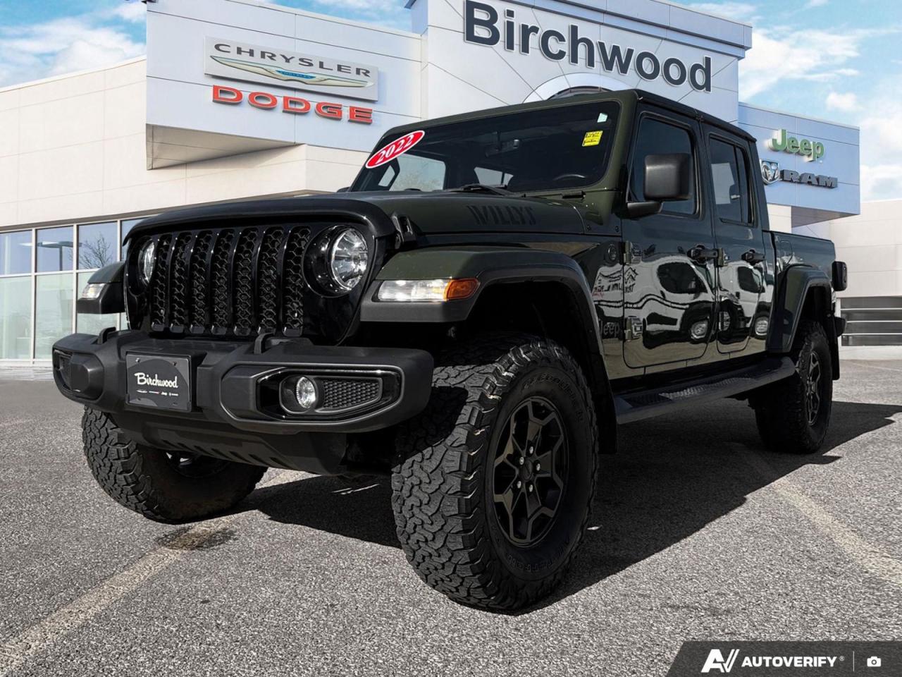Used 2022 Jeep Gladiator Willys | One Owner | Local | No Accidents | New Tires | for sale in Winnipeg, MB