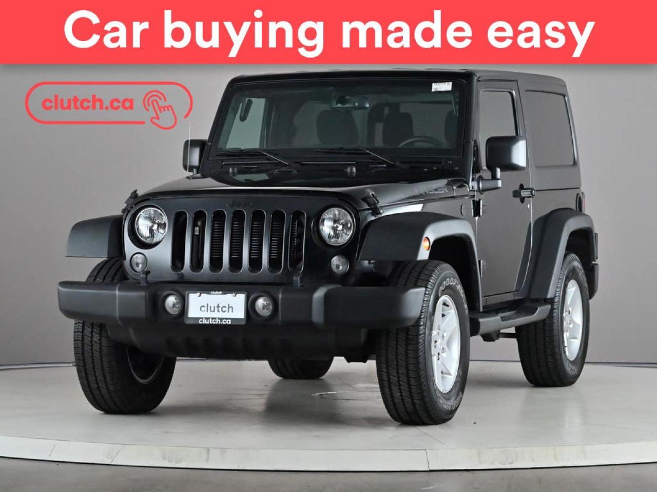 Used 2017 Jeep Wrangler Sport S 4x4 w/ Cruise Control, Aux Input, A/C for sale in Toronto, ON
