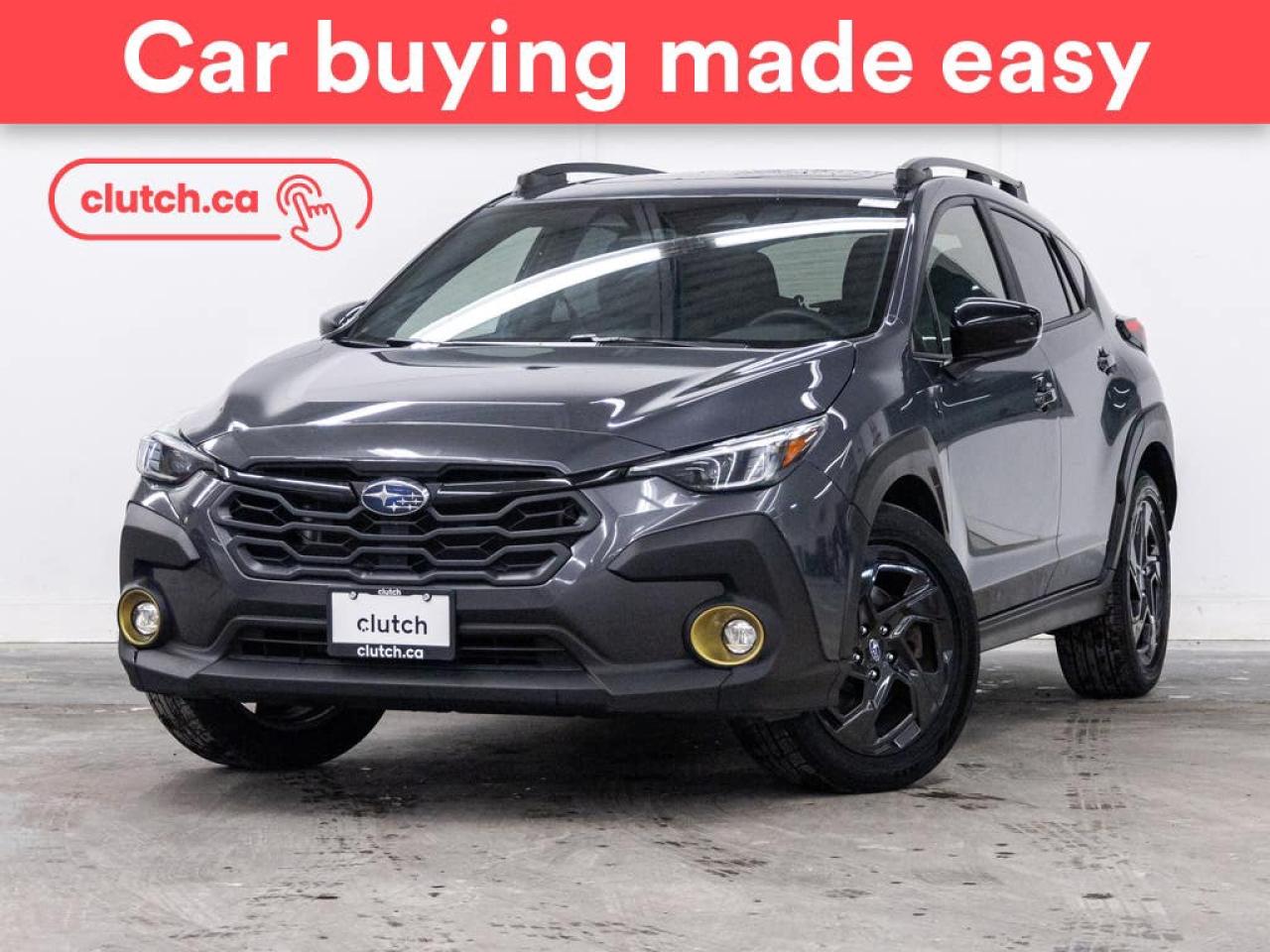 Used 2024 Subaru XV Crosstrek Onyx AWD w/Apple CarPlay & Android Auto, Heated Front Seats, Backup Cam for sale in Toronto, ON