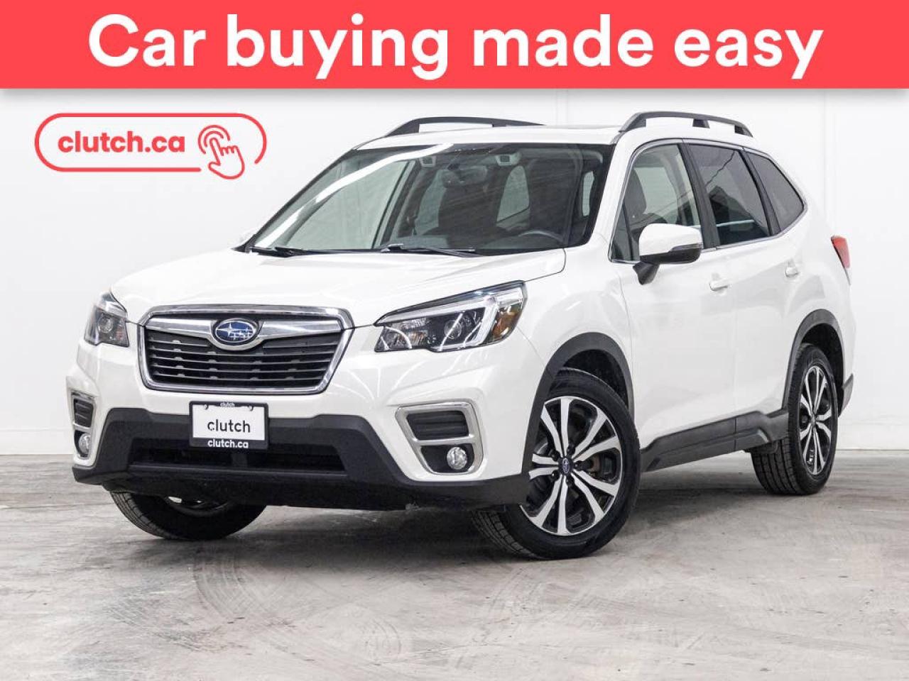 Used 2021 Subaru Forester 2.5i Limited AWD w/ Apple CarPlay & Android Auto, Sunroof, Nav for sale in Toronto, ON