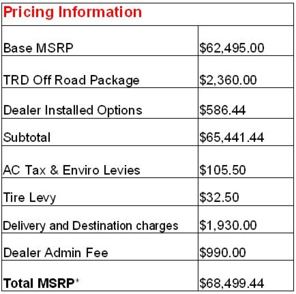 2026 Toyota Tundra TRD OFF ROAD Photo