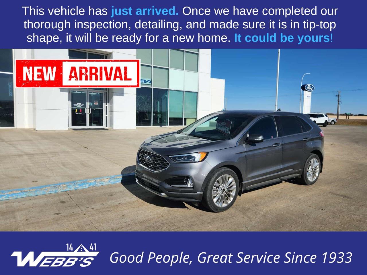 Used 2021 Ford Edge Titanium AWD for sale in Wainwright, AB