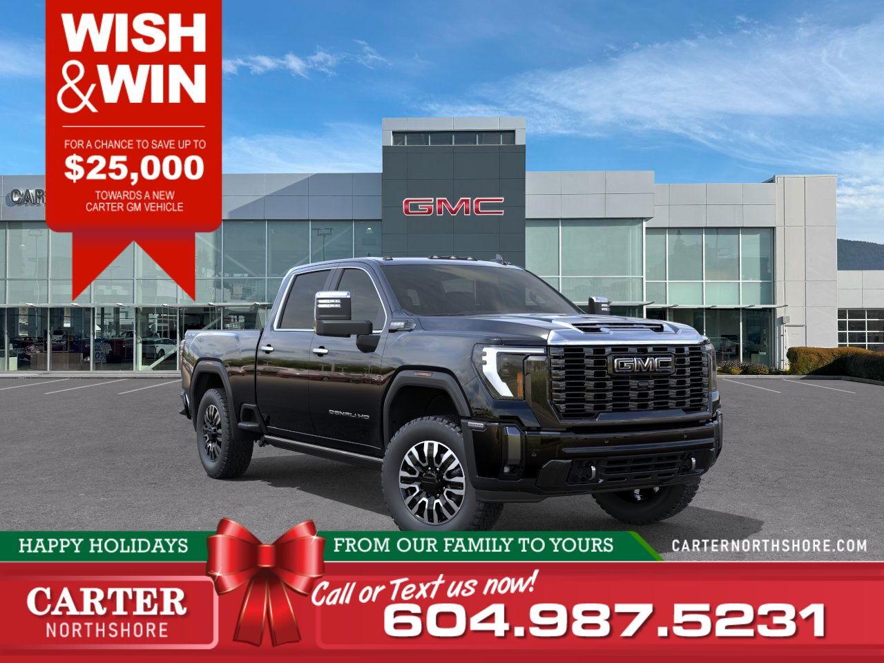 New 2026 GMC Sierra 3500 HD DENALI ULTIMATE | WISH & WIN - SAVE UP TO $25,000! for sale in North Vancouver, BC