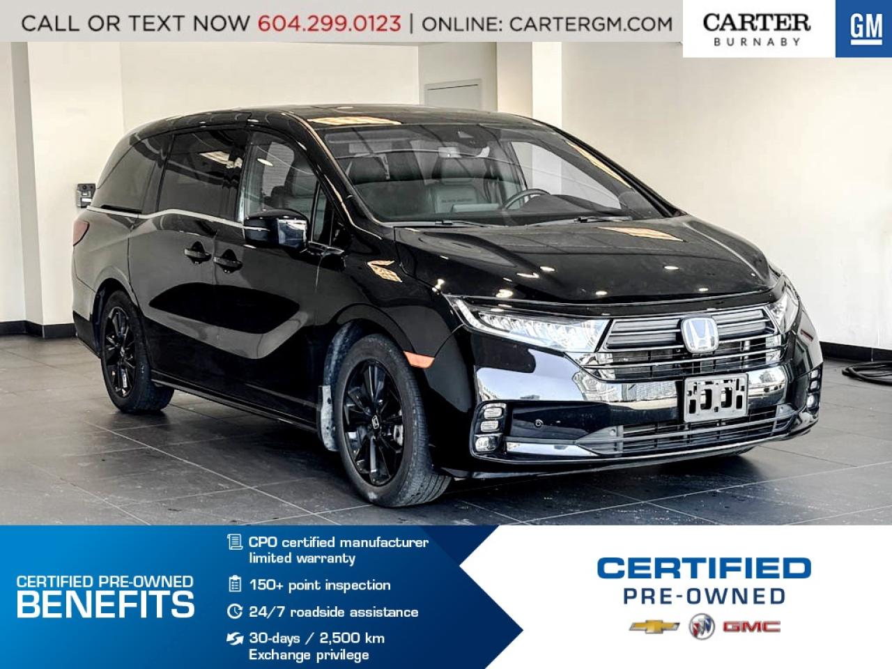 Used 2024 Honda Odyssey BLACK EDITION FWD | PWR SLIDING DOORS & LIFTGATE for sale in Burnaby, BC