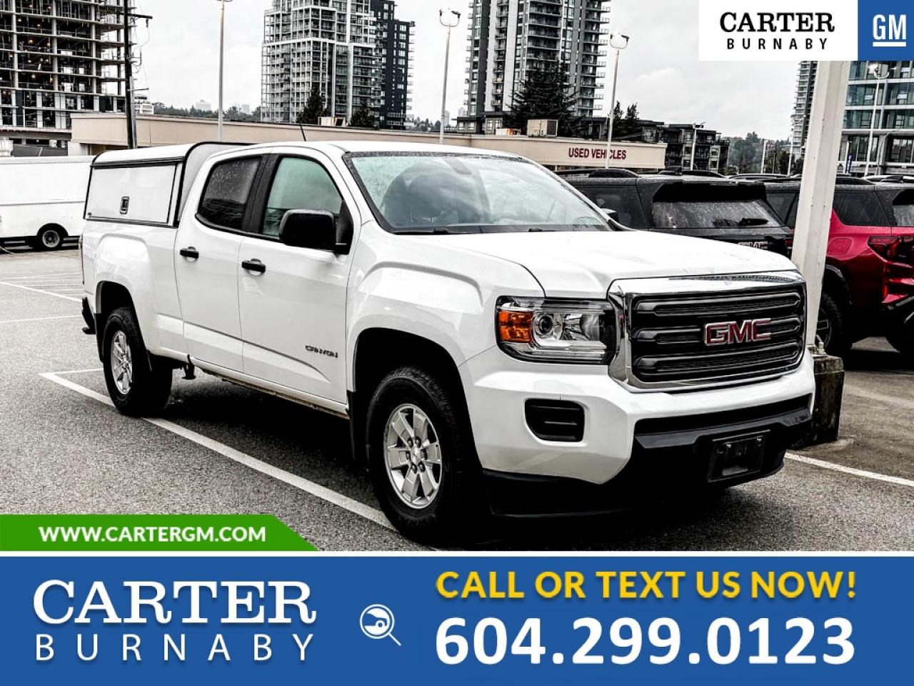 Used 2018 GMC Canyon 2WD | REAR WHEEL DRIVE/3.6L V6 ENG/CANOPY/REAR CAM for sale in Burnaby, BC
