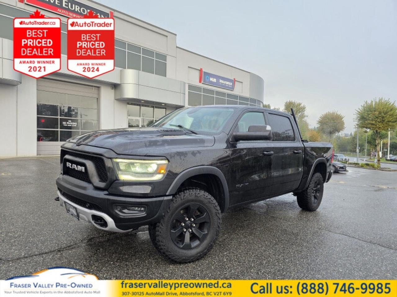 Used 2019 RAM 1500 Rebel  Local Truck, Fully Loaded for sale in Abbotsford, BC