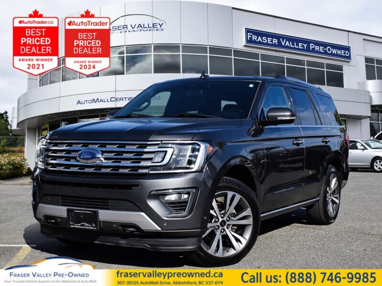 Used 2020 Ford Expedition Limited  8-Pass, Local,  4x4, 302A, 360 Camera for sale in Abbotsford, BC