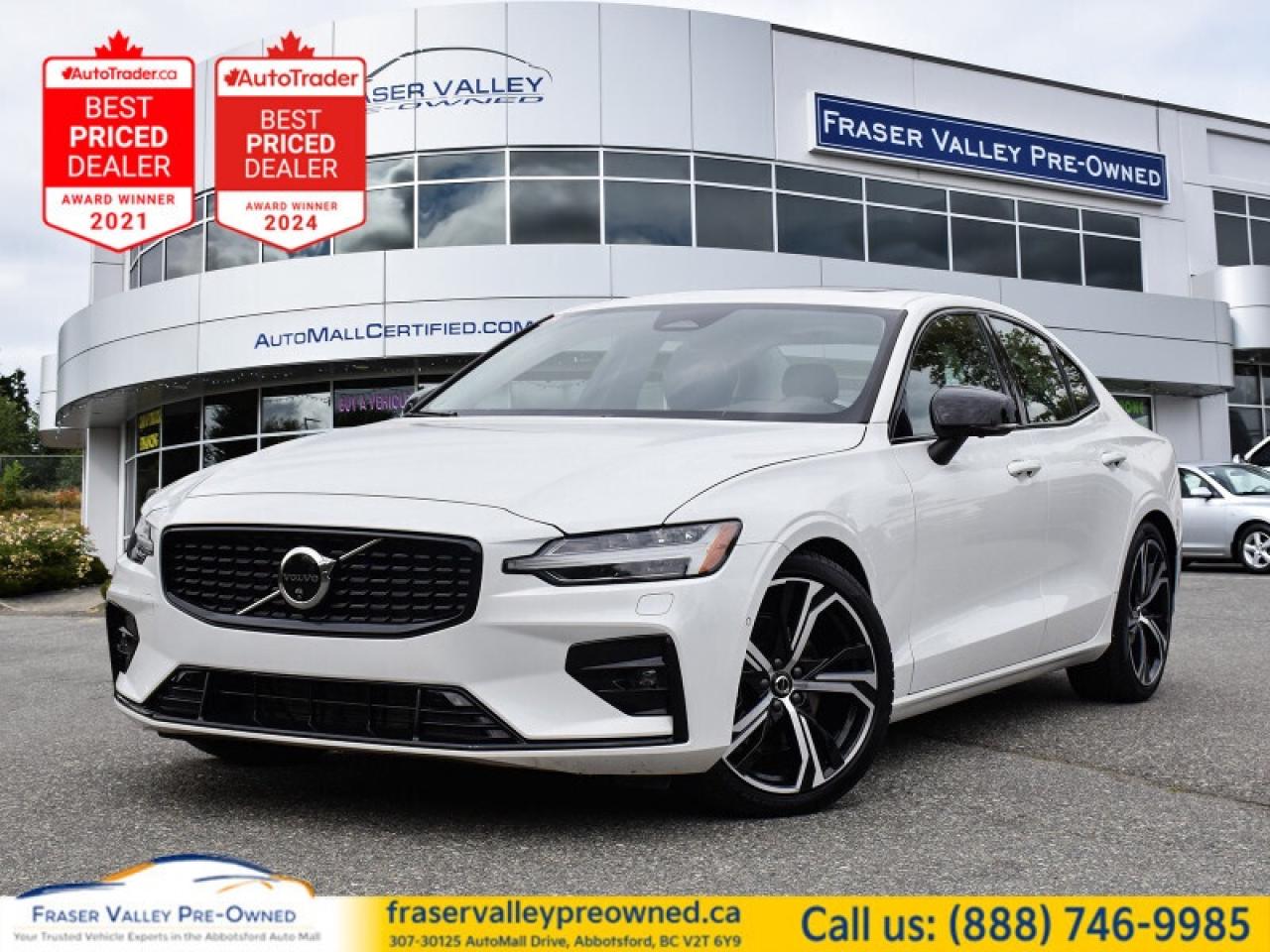 Used 2024 Volvo S60 B5 AWD Plus Dark Theme  Hybrid, Clean History for sale in Abbotsford, BC