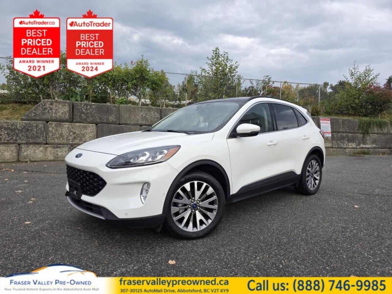 Used 2020 Ford Escape Titanium Hybrid 4WD  Loaded, Wireless Charger, Loc for sale in Abbotsford, BC