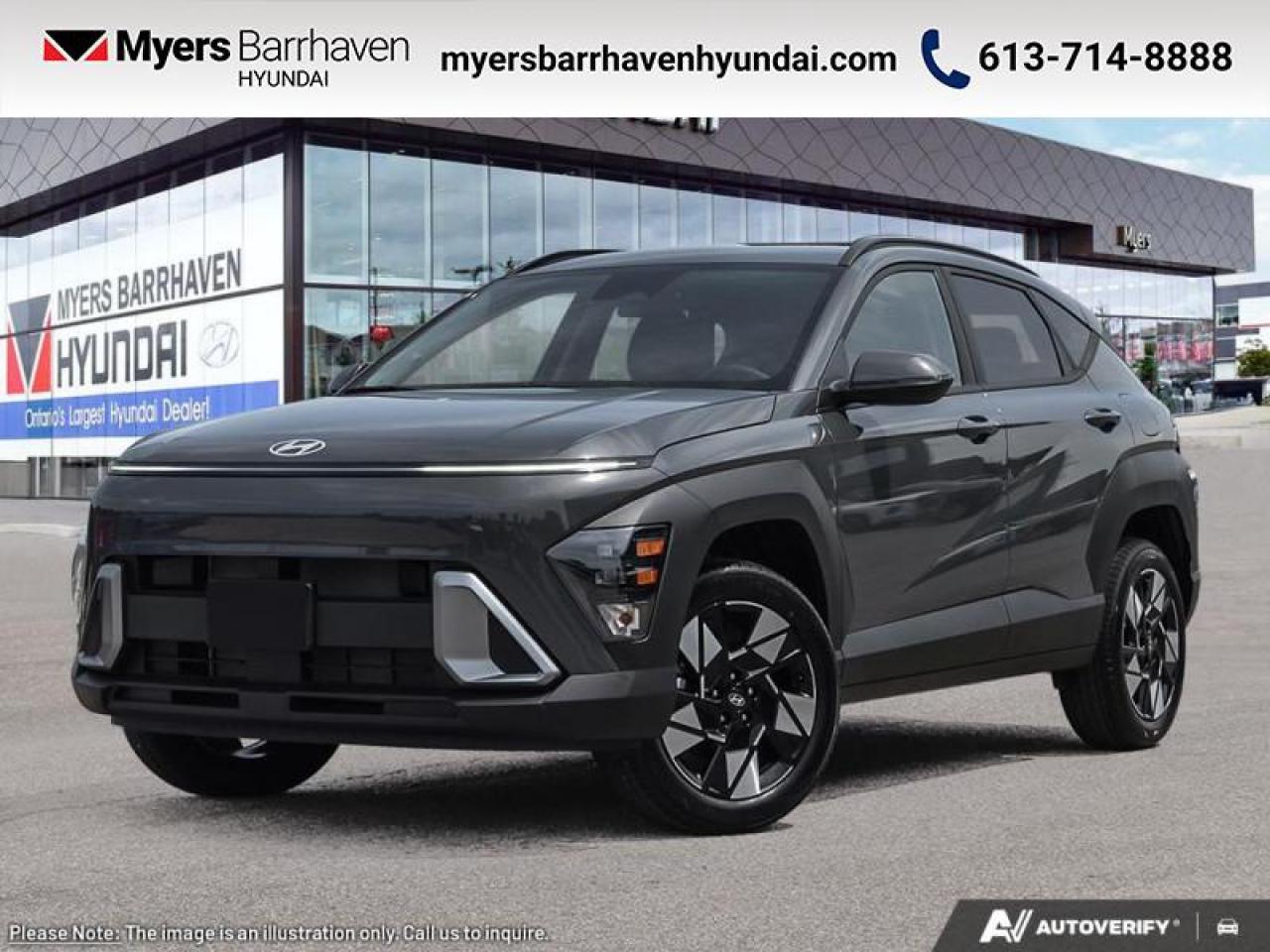<br> <br>  Hello. <br> <br><br> <br> This ecotronic grey coupe  has an automatic transmission.<br> <br> Our Konas trim level is Preferred AWD. <br><br> <br/> See dealer for details. <br> <br> o~o