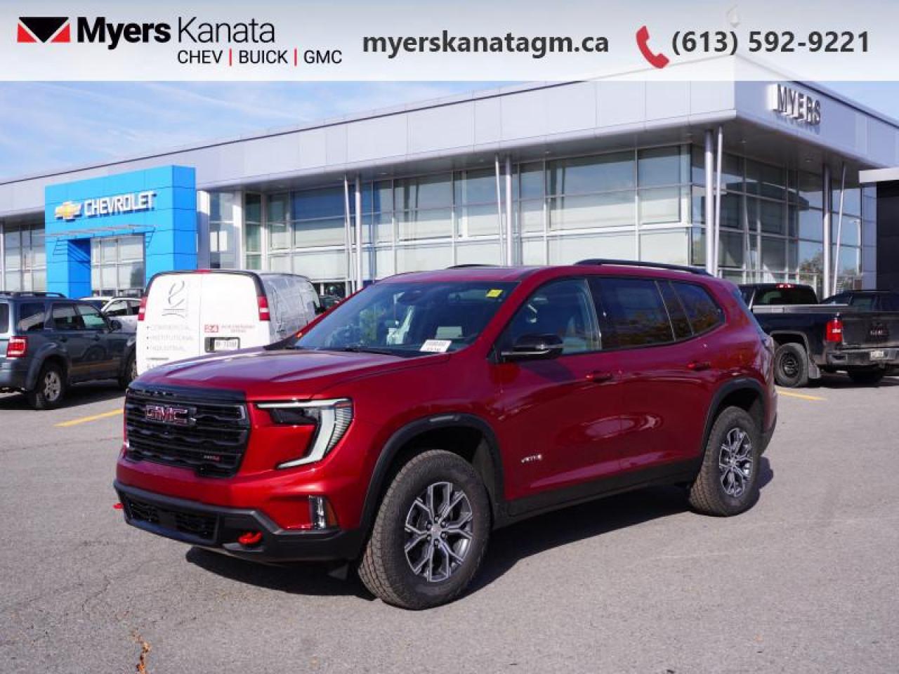 New 2026 GMC Acadia AT4  - SUNROOF -  POWER for sale in Kanata, ON