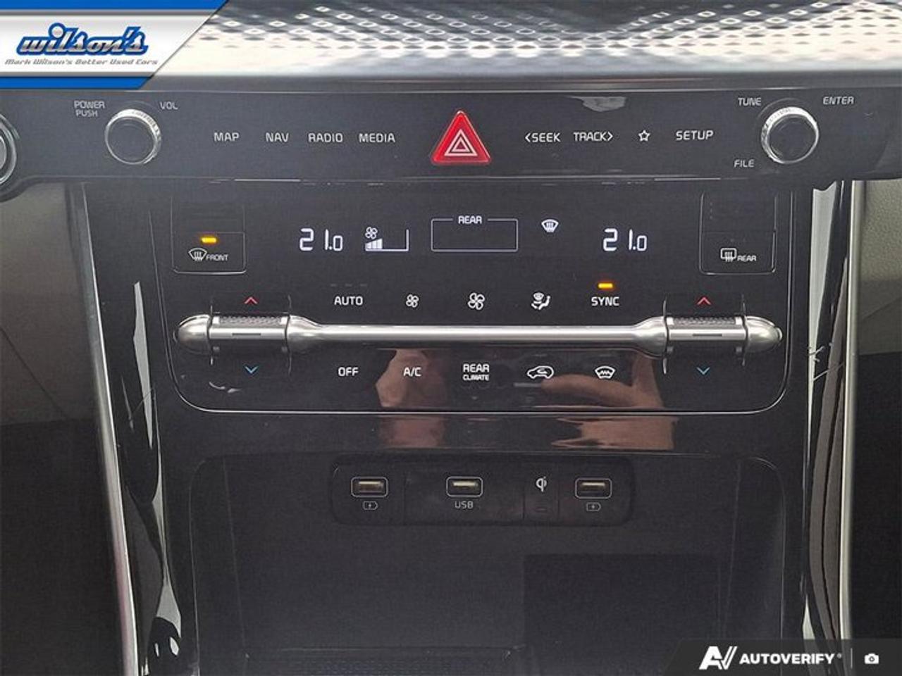 2022 Kia Carnival SX | Leather | Sunroof | Nav | Adaptive Cruise | 360 Camera | Bose Audio | New Tires & Brakes | Photo
