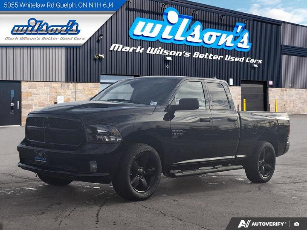 Used 2021 RAM 1500 Classic Express Quad Cab 4x4 | Night Edition | Bucket Seats | Heated Seats + Steering | Remote Start & More! for sale in Guelph, ON