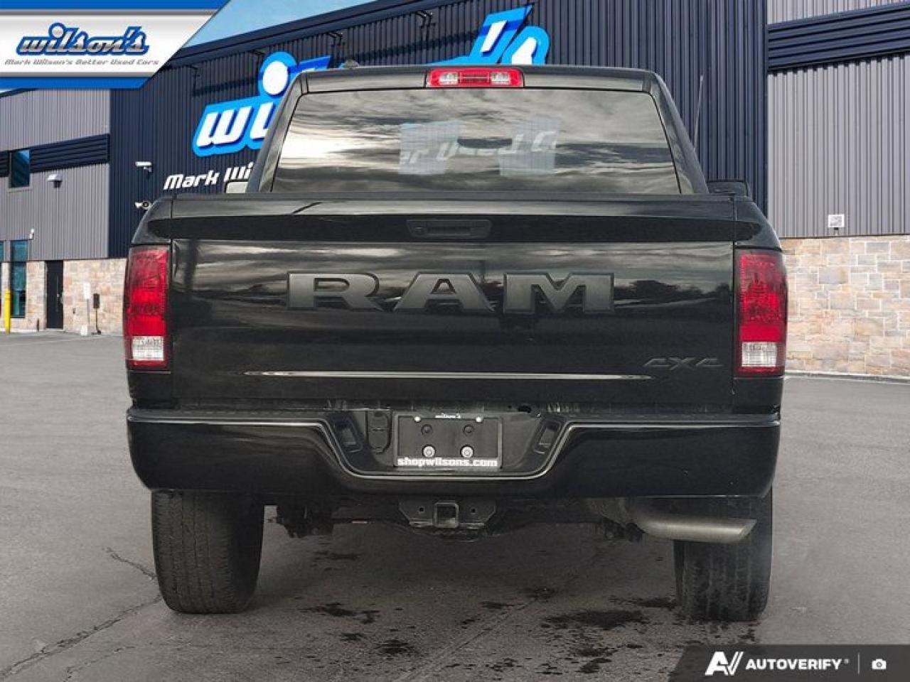 2021 RAM 1500 Classic Express Quad Cab 4x4 | Night Edition | Bucket Seats | Heated Seats + Steering | Remote Start & More! Photo