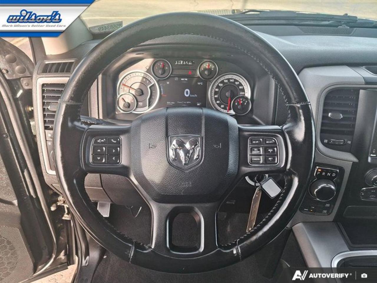 2021 RAM 1500 Classic Express Quad Cab 4x4 | Night Edition | Bucket Seats | Heated Seats + Steering | Remote Start & More! Photo