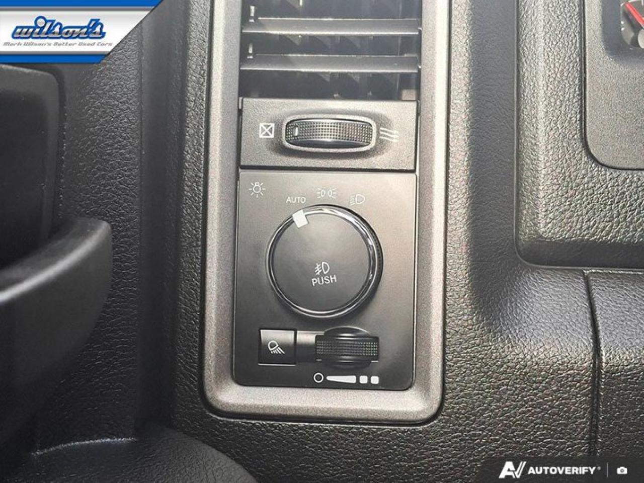 2021 RAM 1500 Classic Express Quad Cab 4x4 | Night Edition | Bucket Seats | Heated Seats + Steering | Remote Start & More! Photo