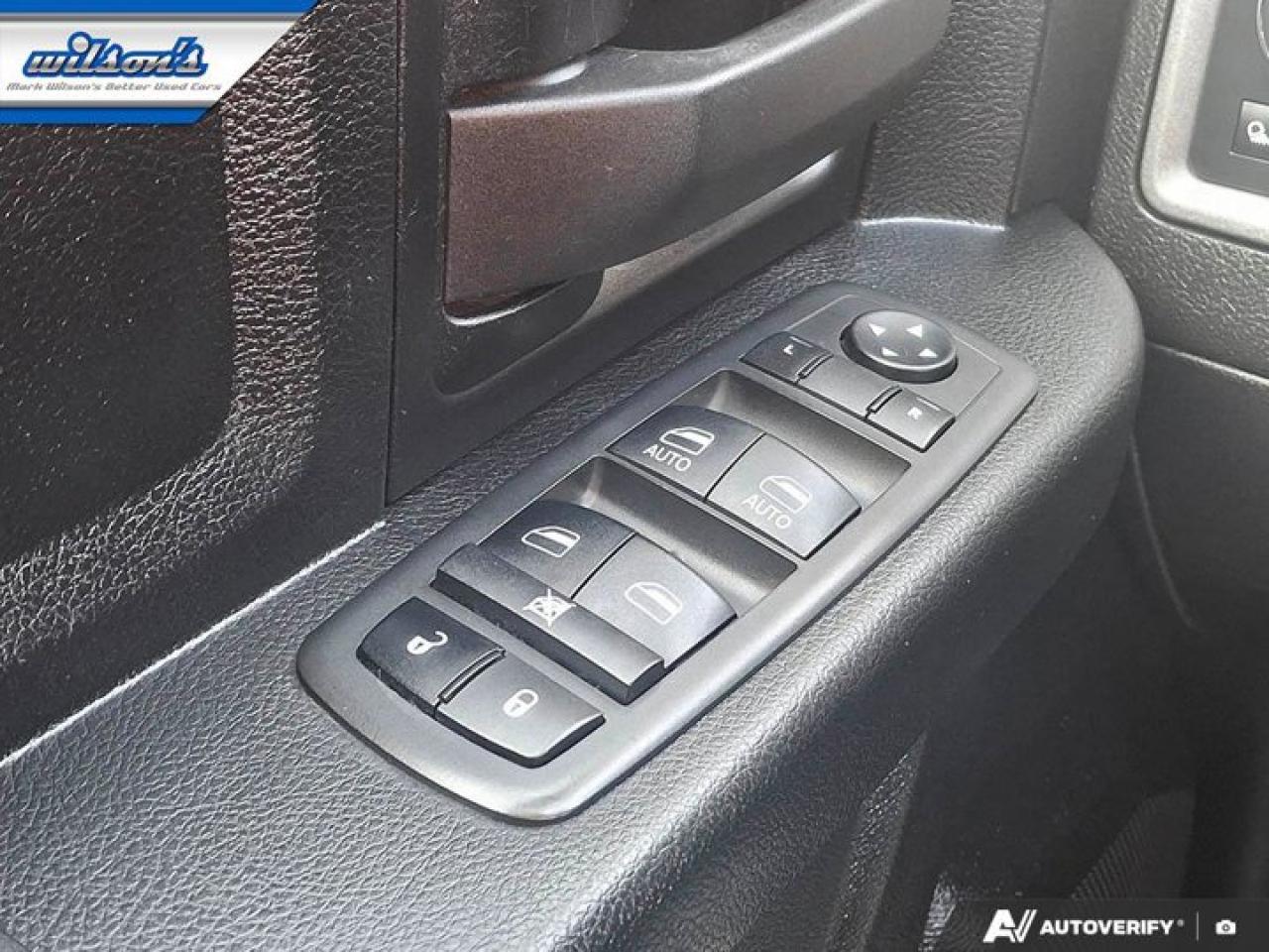 2021 RAM 1500 Classic Express Quad Cab 4x4 | Night Edition | Bucket Seats | Heated Seats + Steering | Remote Start & More! Photo