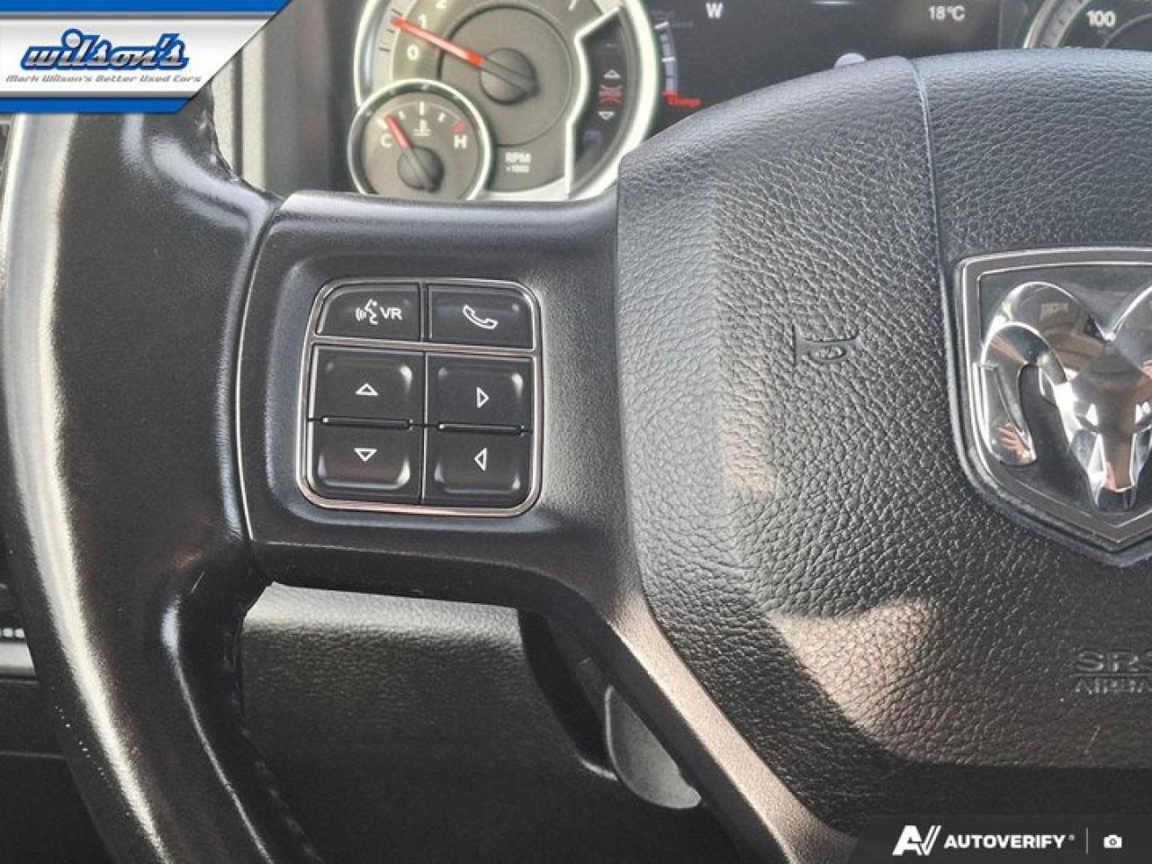 2021 RAM 1500 Classic Express Quad Cab 4x4 | Night Edition | Bucket Seats | Heated Seats + Steering | Remote Start & More! Photo