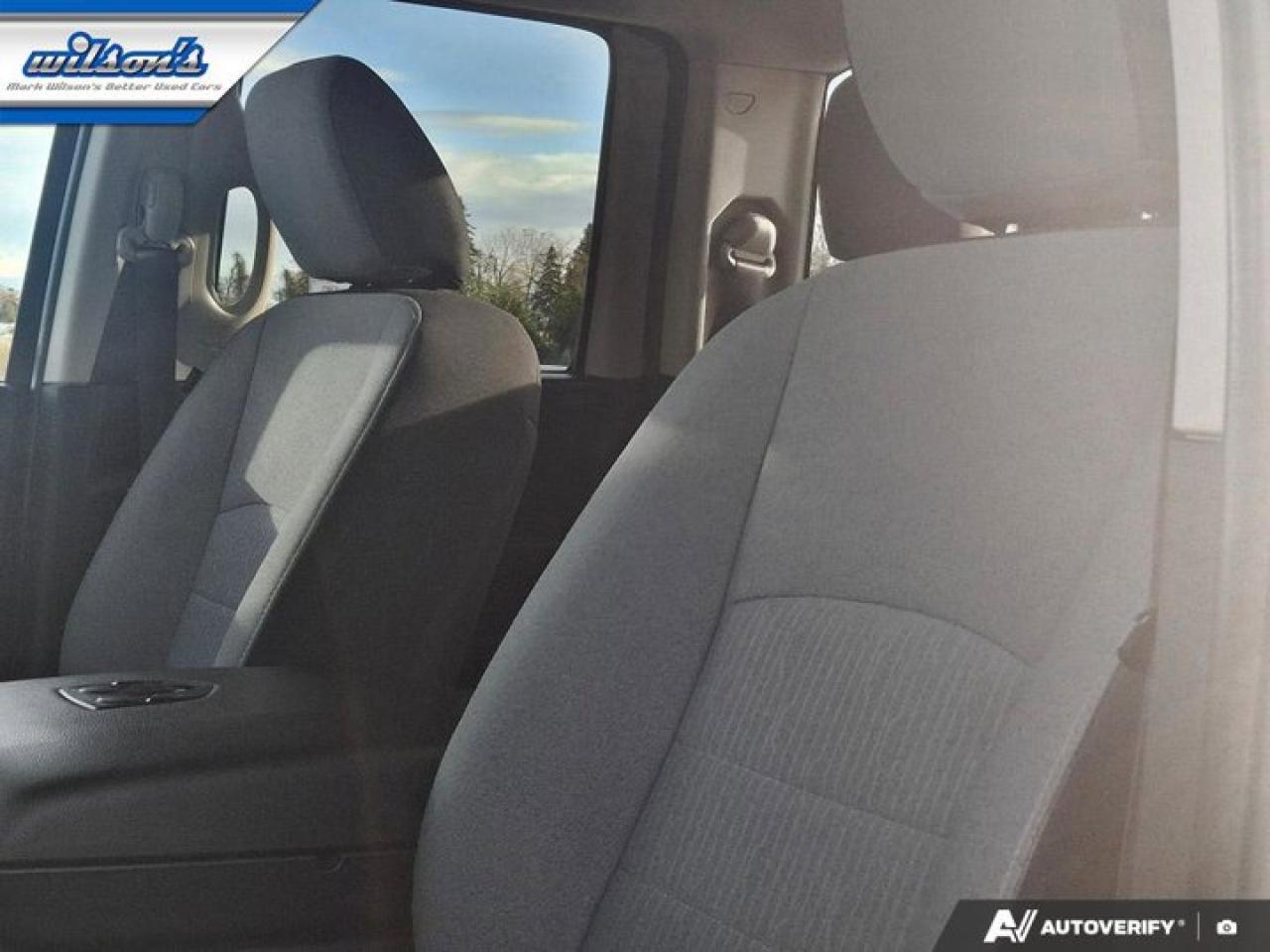 2021 RAM 1500 Classic Express Quad Cab 4x4 | Night Edition | Bucket Seats | Heated Seats + Steering | Remote Start & More! Photo