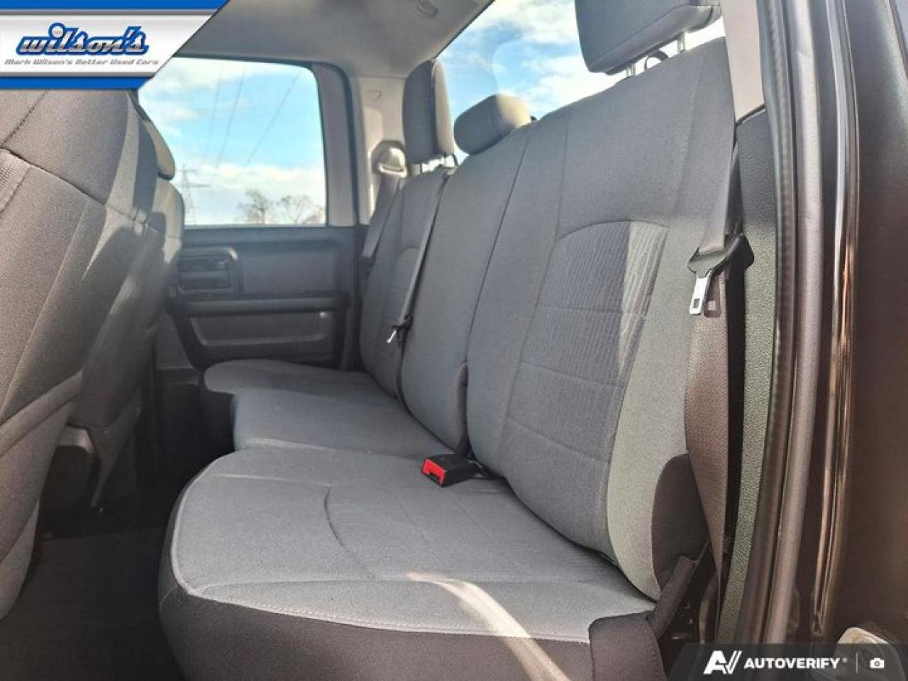 2021 RAM 1500 Classic Express Quad Cab 4x4 | Night Edition | Bucket Seats | Heated Seats + Steering | Remote Start & More! Photo