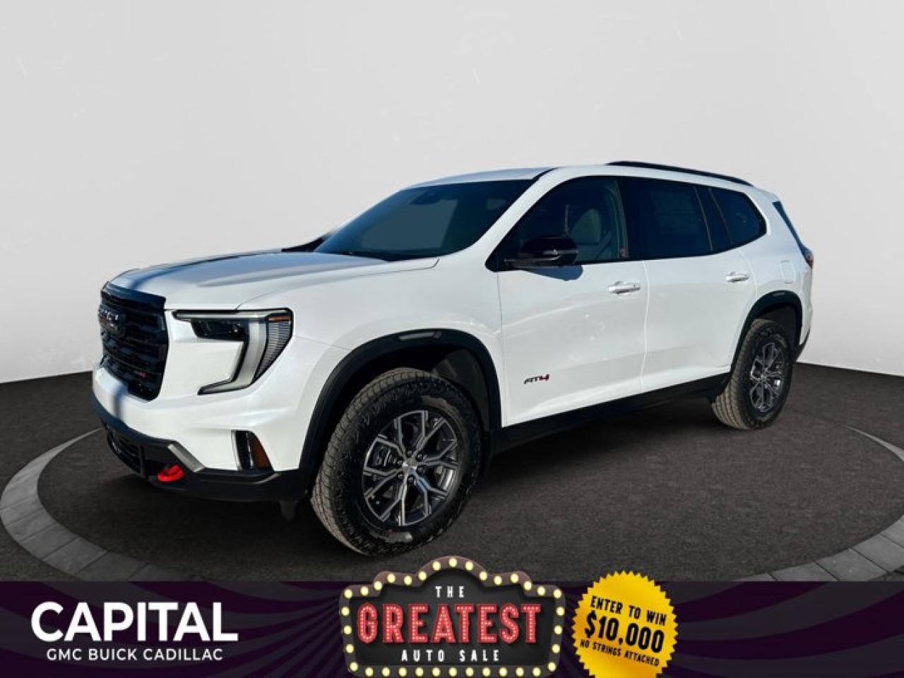 New 2026 GMC Acadia AT4 AWD for sale in Regina, SK