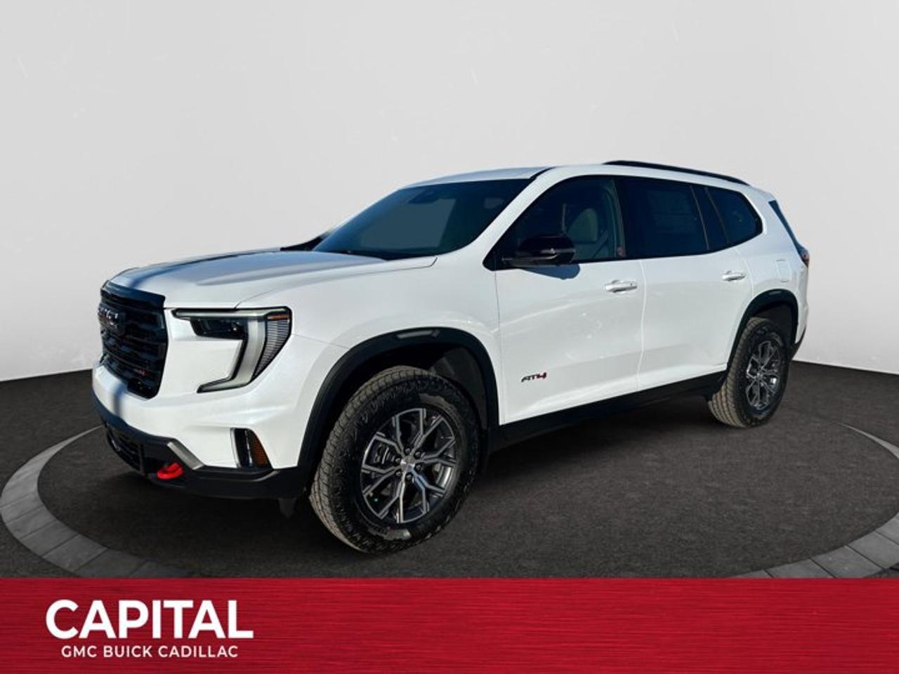 This 2026 GMC Acadia in Glacier White Tricoat is equipped with AWD and Gas 2.5L/ engine.Check out this vehicles pictures, features, options and specs, and let us know if you have any questions. Helping find the perfect vehicle FOR YOU is our only priority.P.S...Sometimes texting is easier. Text (or call) 306-801-9090 for fast answers at your fingertips!Dealer License #914248Disclaimer: All prices are plus taxes & fees. See dealer for Details. Dealer Permit # 914248 See dealer for Details.