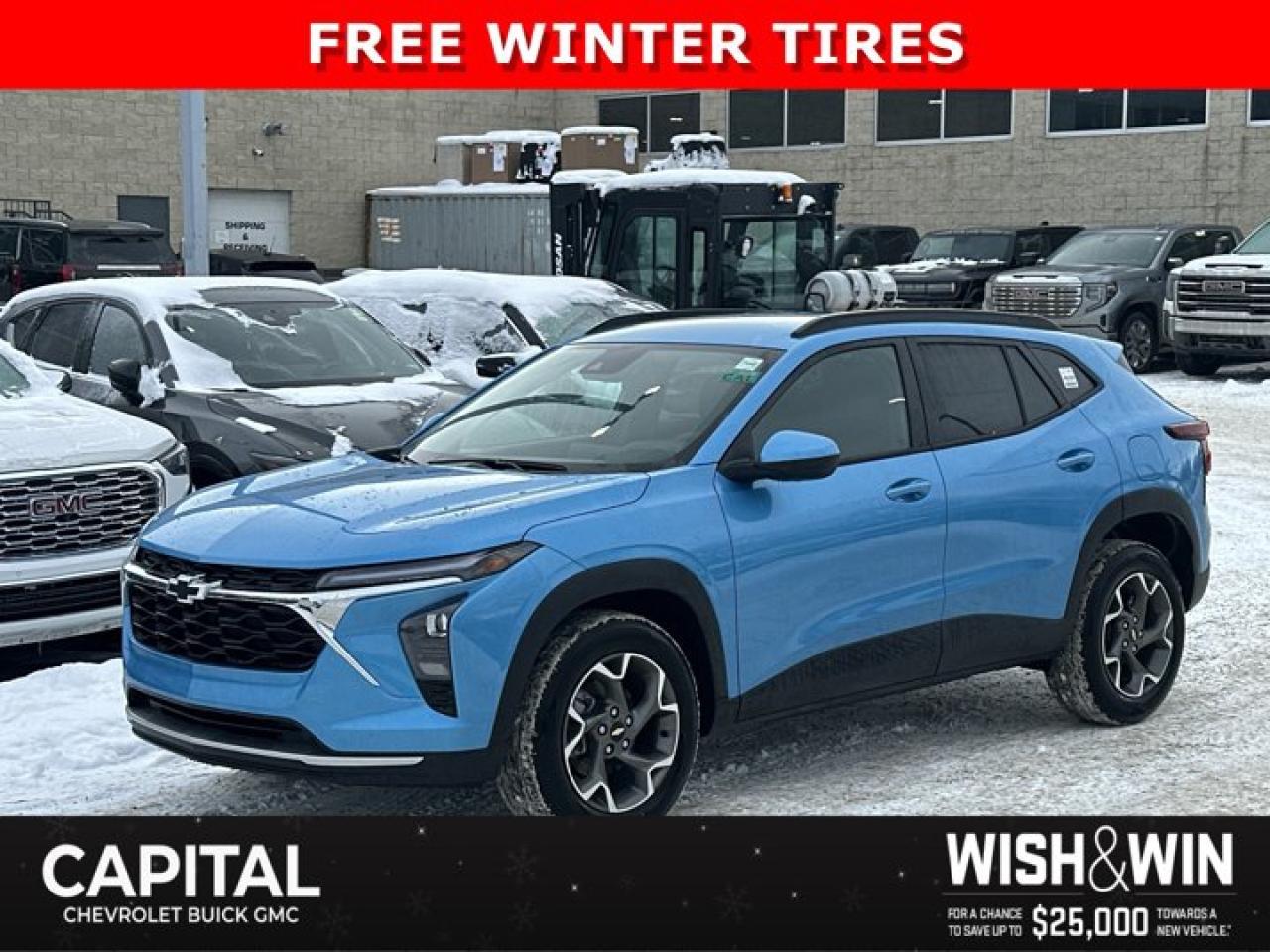 This Chevrolet Trax boasts a Turbocharged Gas 3-Cyl 1.2L/ engine powering this Automatic transmission. TRANSMISSION, 6-SPEED AUTOMATIC (STD), MARINA BLUE METALLIC, LT PREFERRED EQUIPMENT GROUP includes Standard Equipment.* This Chevrolet Trax Features the Following Options *LPO, BLACK BOWTIE EMBLEMS, FRONT AND REAR, ENGINE, ECOTEC 1.2L TURBO DOHC DI WITH VARIABLE VALVE TIMING (VVT) (137 hp [102 kW] @ 5000 rpm, 162 lb-ft of torque [219 N-m] @ 2500 rpm) (STD), ENGINE BLOCK HEATER, Wireless Apple CarPlay/Wireless Android Auto, Wipers, front intermittent, variable speed, Wiper, rear, intermittent, Windows, power rear, express down, Window, power, front passenger with express down, Window, power, driver with express down, Wi-Fi Hotspot capable (Terms and limitations apply. See onstar.ca or dealer for details.).* Visit Us Today *Come in for a quick visit at Capital Chevrolet Buick GMC Inc., 13103 Lake Fraser Drive SE, Calgary, AB T2J 3H5 to claim your Chevrolet Trax!