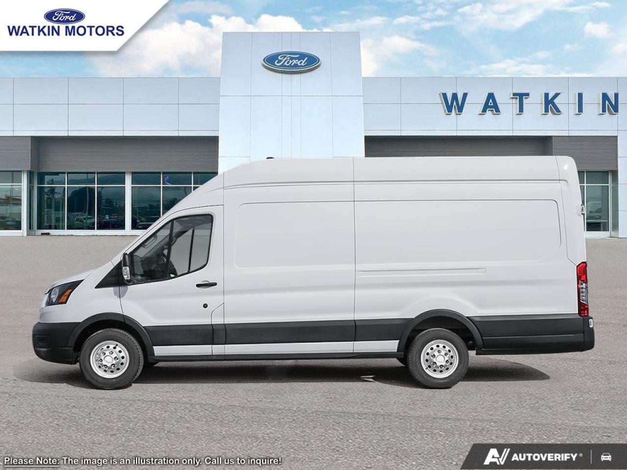 2026 Ford Transit Cargo Van T-350 HD 148" EL HI RF 9950 GVWR DRW AWD Photo2