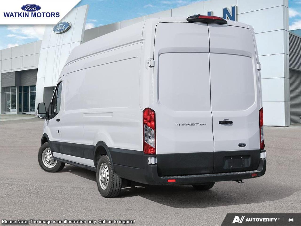 2026 Ford Transit Cargo Van T-350 HD 148" EL HI RF 9950 GVWR DRW AWD Photo3