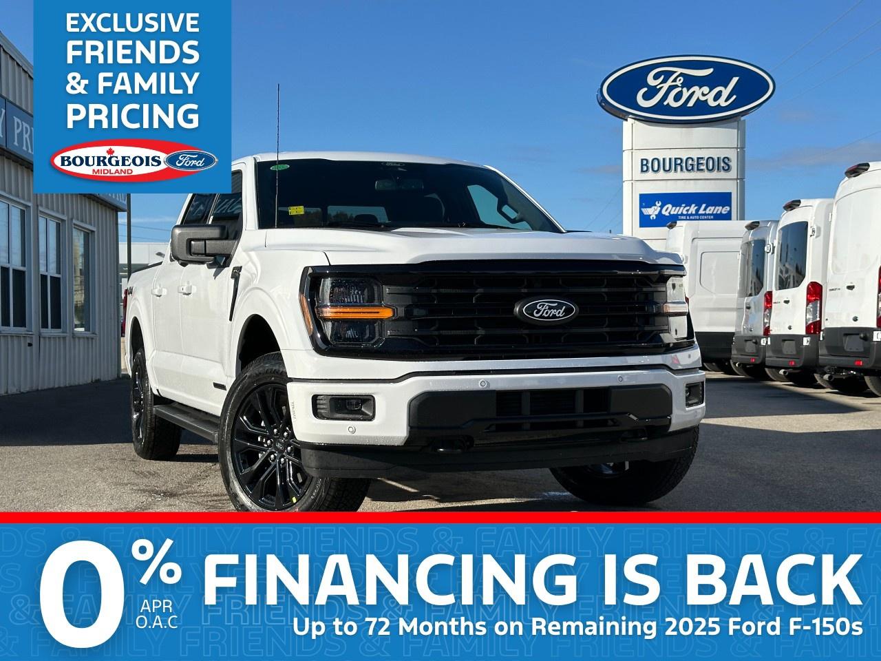 New 2025 Ford F-150 XLT 4WD SuperCrew 5.5' Box for sale in Midland, ON