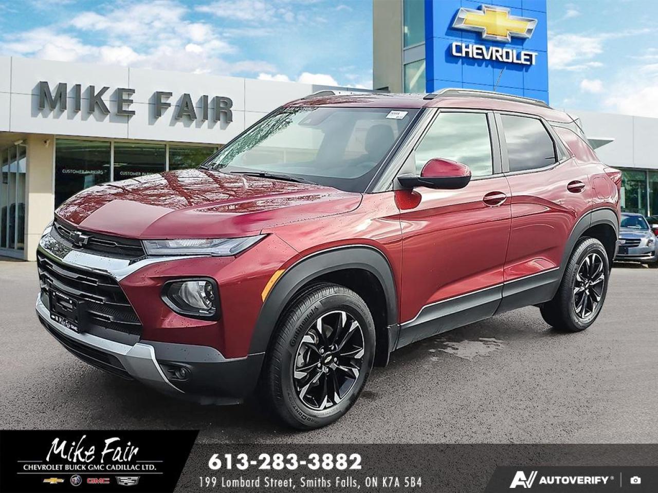 Used 2023 Chevrolet TrailBlazer LT AWD,safety assist,deep tinted glass,keyless start,heated front seats for sale in Smiths Falls, ON