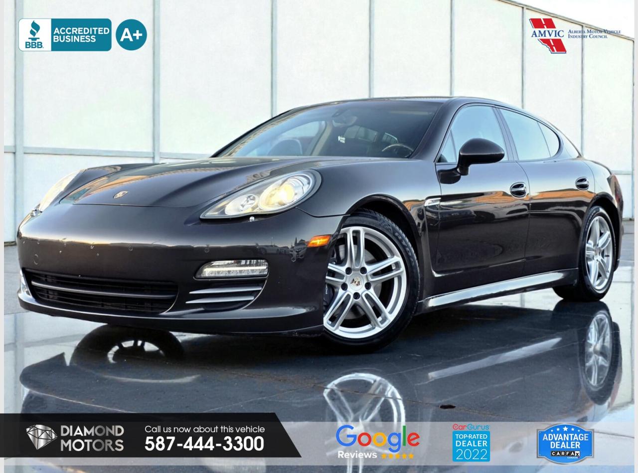 3.6L 6 CYLINDER ENGINE, ALL WHEEL DRIVE, NAVIGATION, BOSE AUDIO, SUNROOF, AWD, HEATED SEATS, HEATED STEERING WHEEL, POWER SPOILER, BLUETOOTH AND MUCH MORE! <br/> <br/> <br/> Just Arrived 2012 Porsche Panamera 4 AWD Grey has 203,403 KM on it. 3.6L 6 Cylinder Engine engine, All Wheel Drive, Automatic transmission, 5 Seater passengers, on special price for $22,900.00. <br/> <br/> <br/> Book your appointment today for Test Drive. We offer contactless Test drives & Virtual Walkarounds. Stock Number: 25282 <br/> Disclosure: This vehicle was previously registered in BC & Nova Scotia. Vehicle has passed all required inspections in Alberta. <br/> At Diamond Motors, we are dedicated to providing you with an outstanding car-buying experience, offering quality pre-owned vehicles at prices that fit your budget. Our transparent and honest approach means you can expect straightforward guidance without any high-pressure sales tactics. We believe in building lasting relationships with our customers by offering personalized service tailored to your needs. From the moment you step onto our lot, our team is here to support you every step of the way, ensuring you leave confident in your decision. Trust, integrity, and customer satisfaction are the foundation of everything we do. <br/> <br/> <br/> Why choose us? <br/> <br/> Certified Pre-Owned Vehicles <br/> Family Owned & Operated <br/> Finance Available <br/> Extended Warranty <br/> Vehicles Priced to Sell <br/> No Pressure Environment <br/> Inspection & Carfax Report <br/> Professionally Detailed Vehicles <br/> Full Disclosure Guaranteed <br/> AMVIC Licensed <br/> BBB Accredited Business <br/> CarGurus Top-rated Dealer 2022 & 2024 <br/> <br/> <br/> Phone to schedule an appointment @ 587-444-3300 or simply browse our inventory online www.diamondmotors.ca or come and see us at our location at <br/> 3403 93 street NW, Edmonton, T6E 6A4 <br/> <br/> <br/> To view the rest of our inventory: <br/> www.diamondmotors.ca/inventory <br/> <br/> <br/> This dealership provides all required disclosures in accordance with AMVIC regulations. A completed Mechanical Fitness Assessment and its associated inspection work order will be supplied with every vehicle. A Carfax (or equivalent) vehicle history report will also be provided, including available information on previous damage, accident history, stolen or salvage status, and jurisdictional records. <br/> Customers are encouraged to review all vehicle features, options, and equipment for accuracy prior to purchase. <br/>