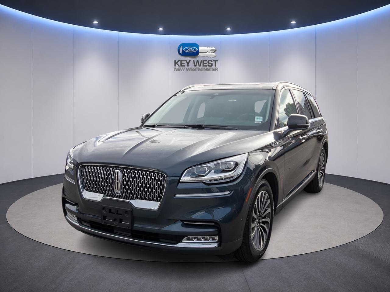 Blue 2023 Lincoln Aviator SUV / Crossover All-Wheel Drive Automatic