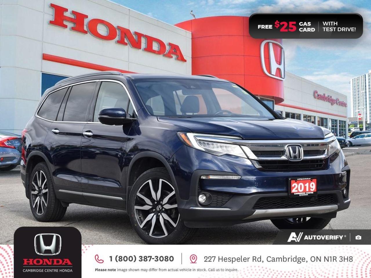Used 2019 Honda Pilot Touring REMOTE STARTER | APPLE CARPLAY™/ANDROID AUTO™ | GPS NAVIGATION for sale in Cambridge, ON
